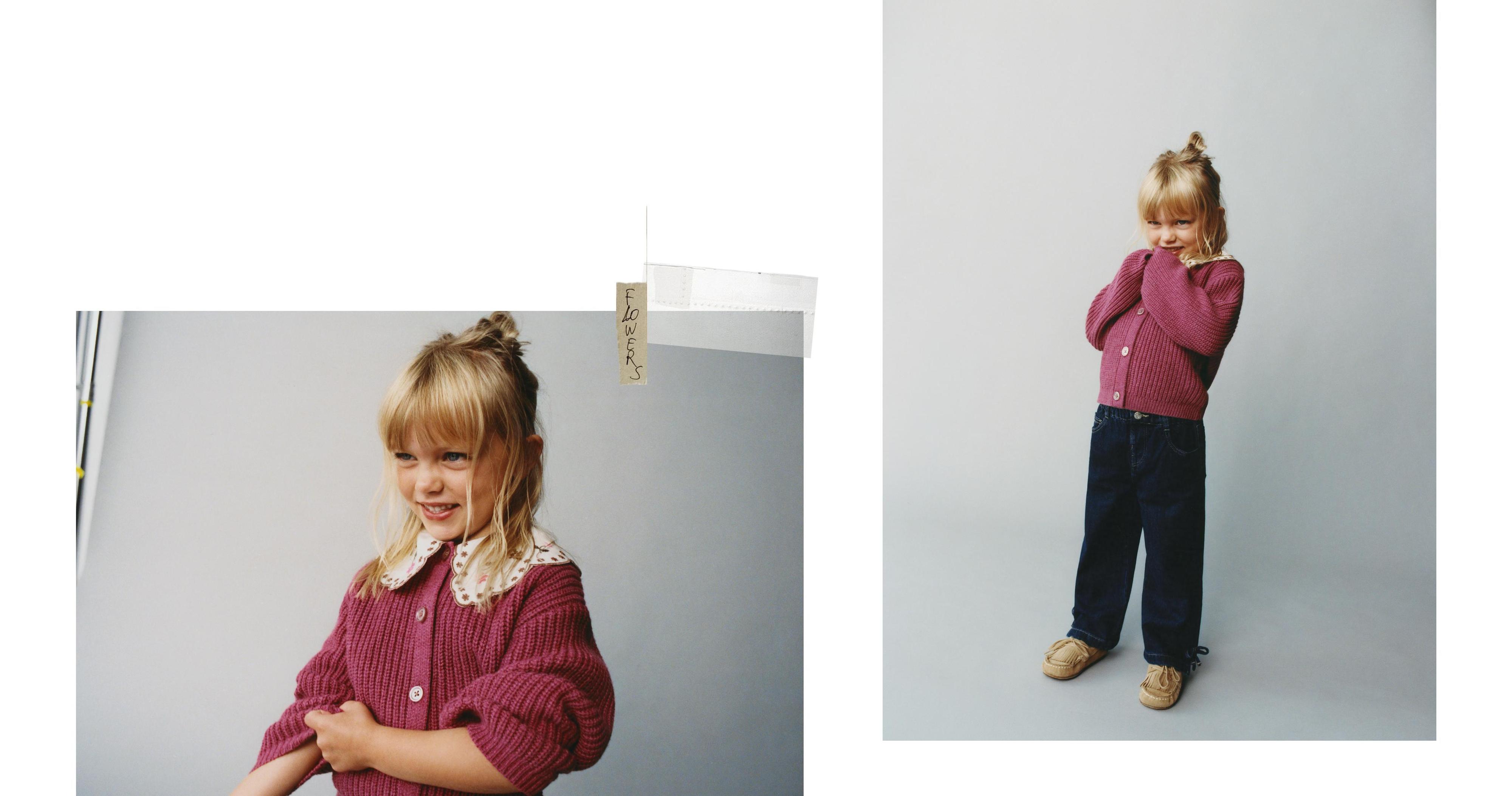 EMBROIDERED COLLAR KNIT CARDIGAN