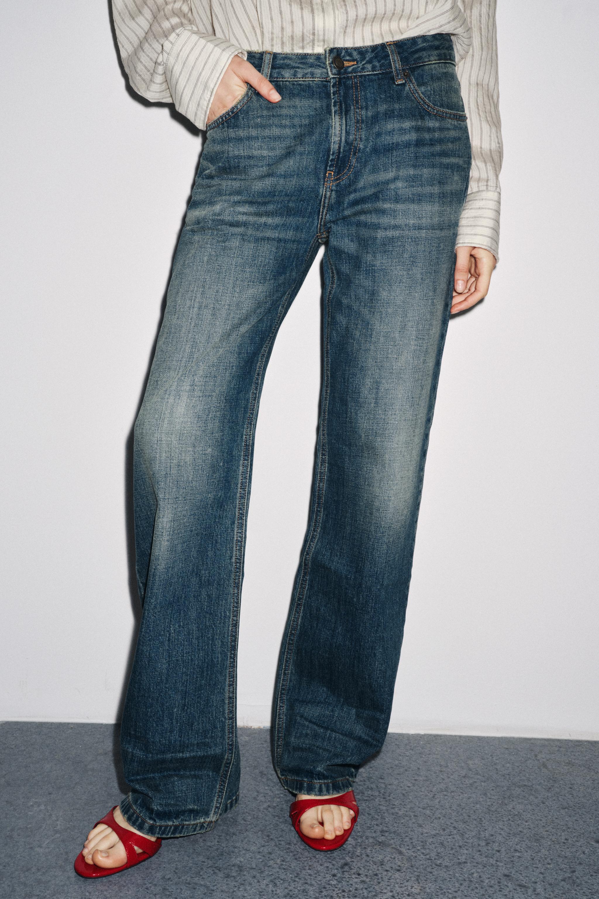 ZW COLLECTION LOW RISE BOOTCUT JEANS