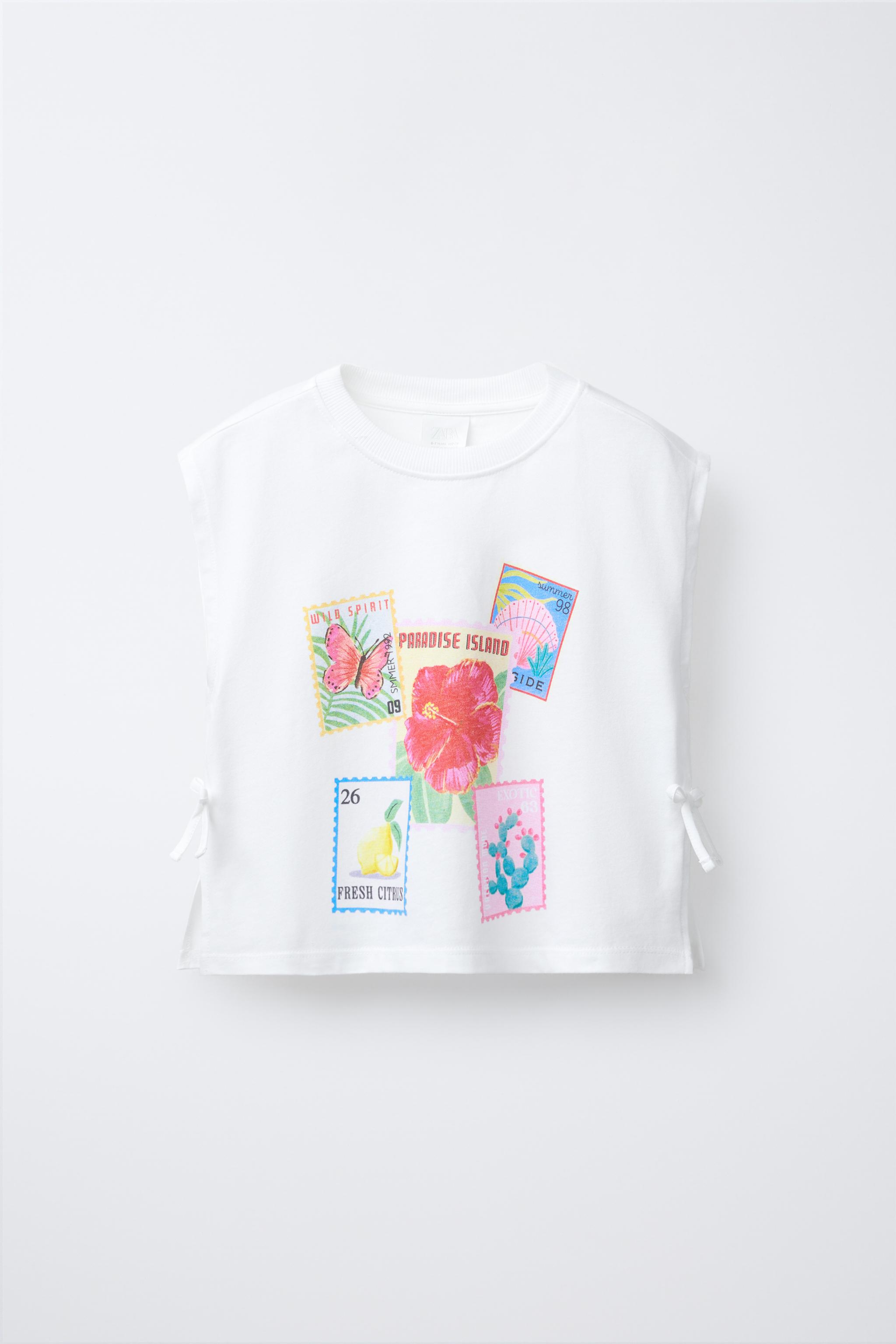 RIBBON PRINT T-SHIRT