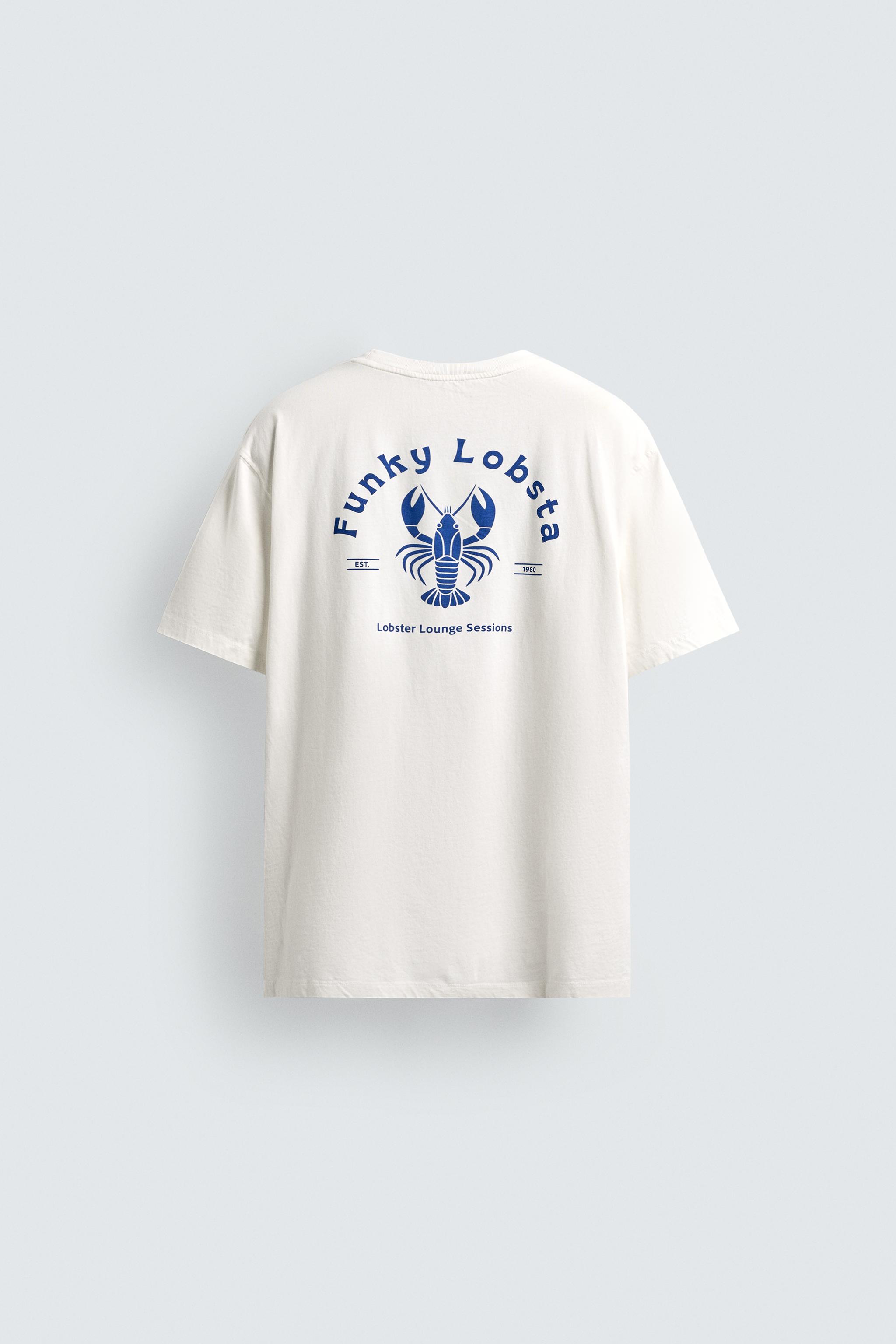 LOBSTER PRINT T-SHIRT