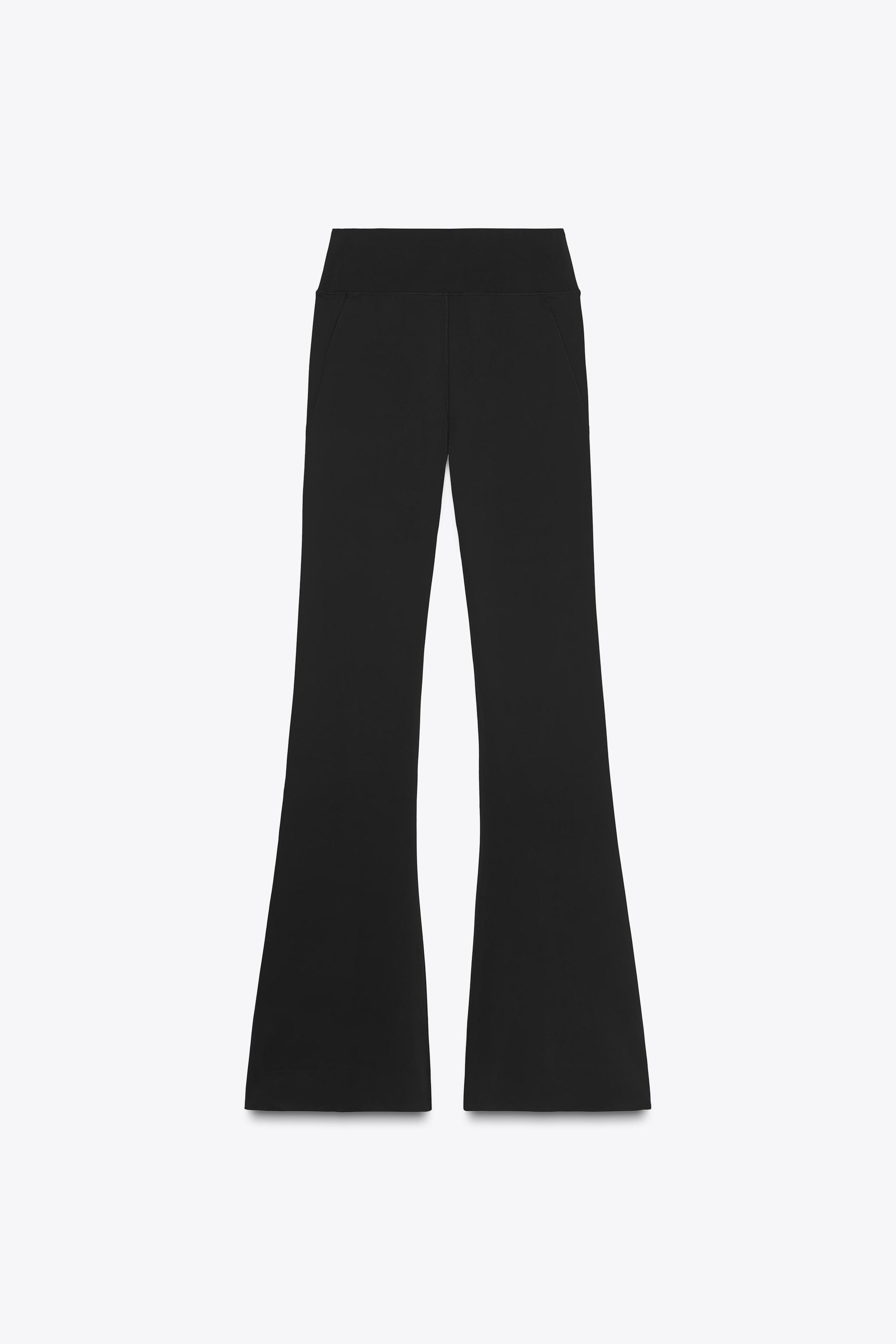 SEAMLESS NYLON FLARE PANTS