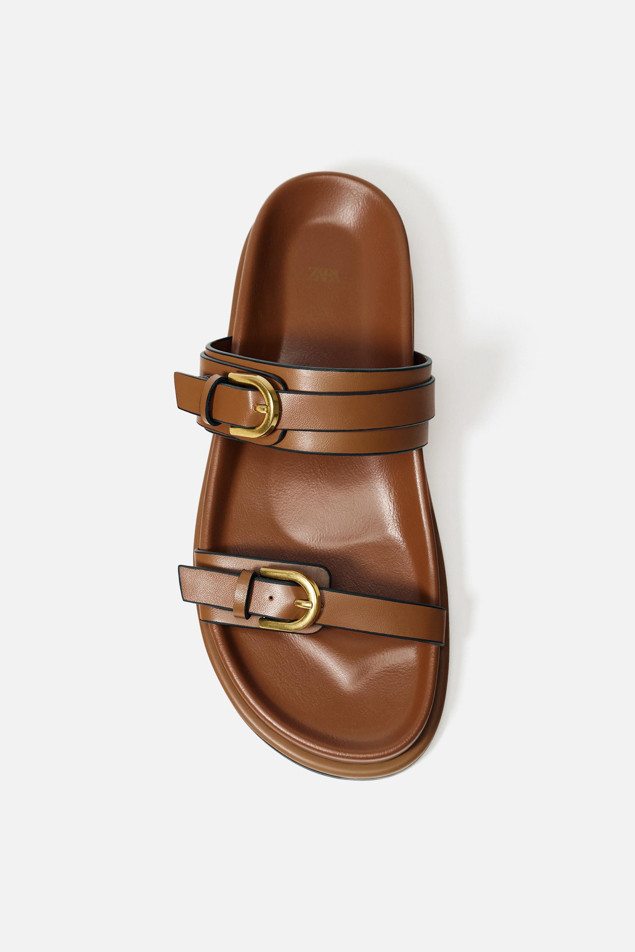 BUCKLED SANDALS