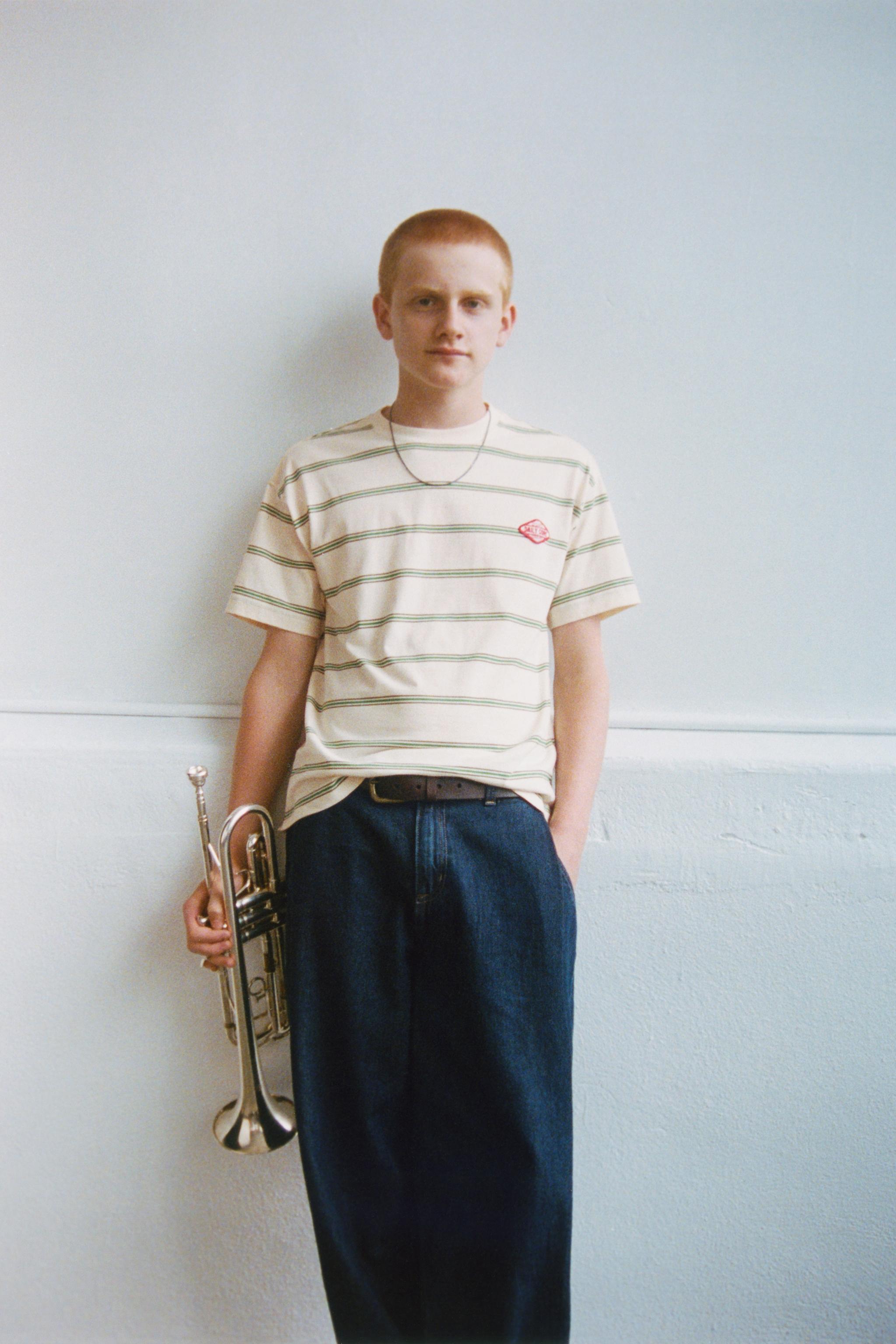 STRIPED PATCH T-SHIRT