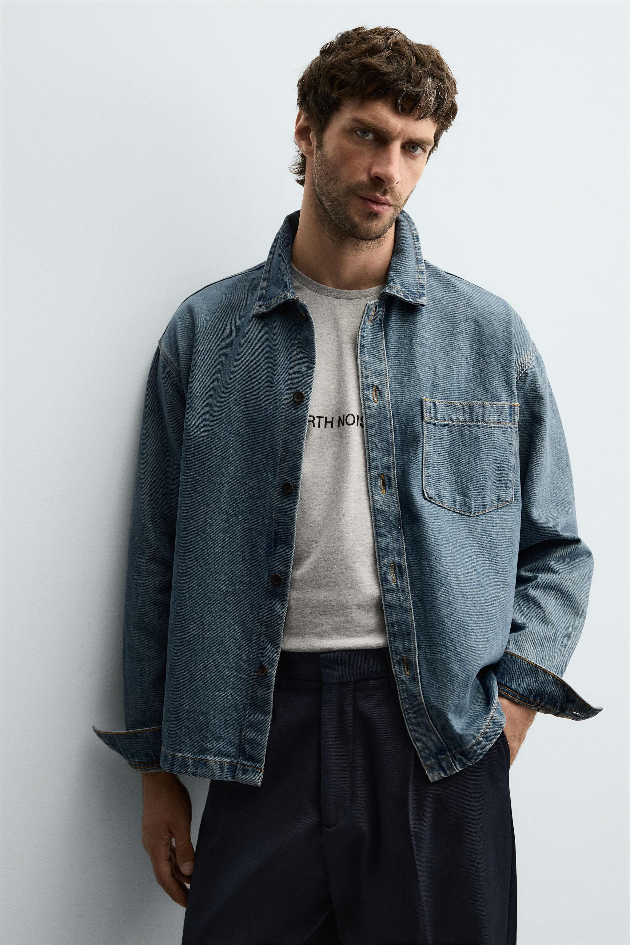 BOXY FIT DENIM SHIRT