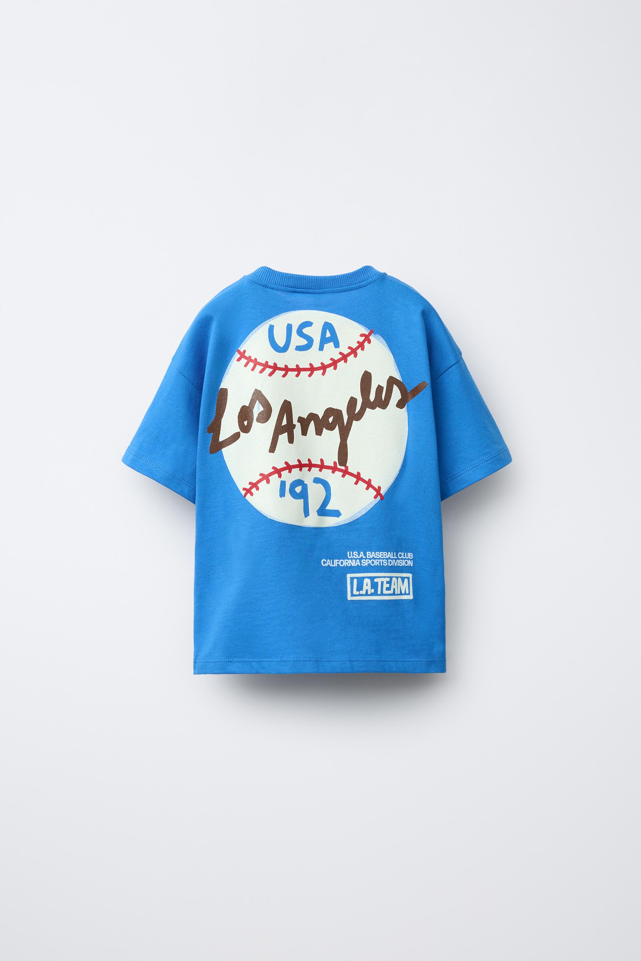 BASEBALL PRINT T-SHIRT