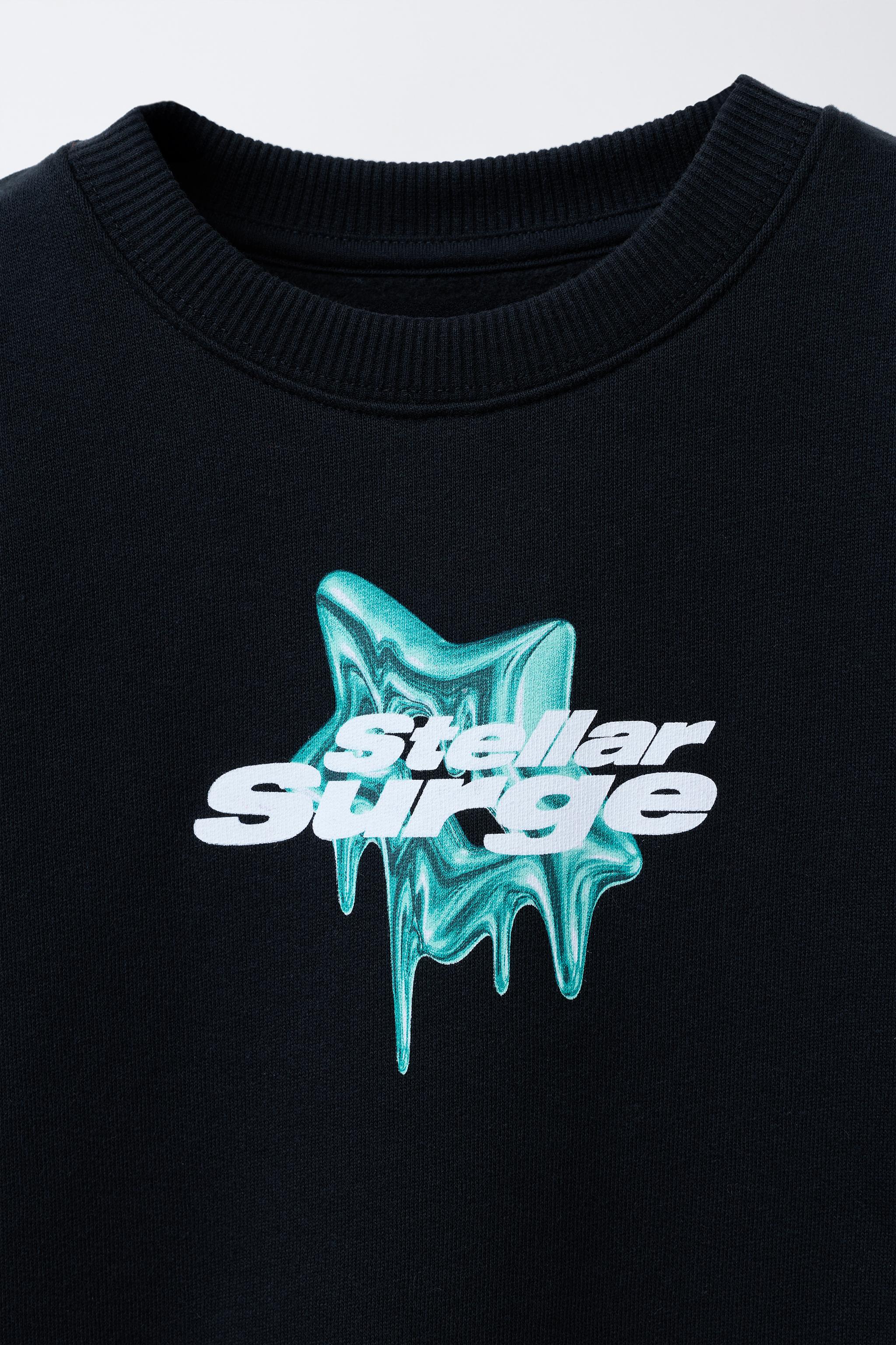 STAR PRINT SWEATSHIRT