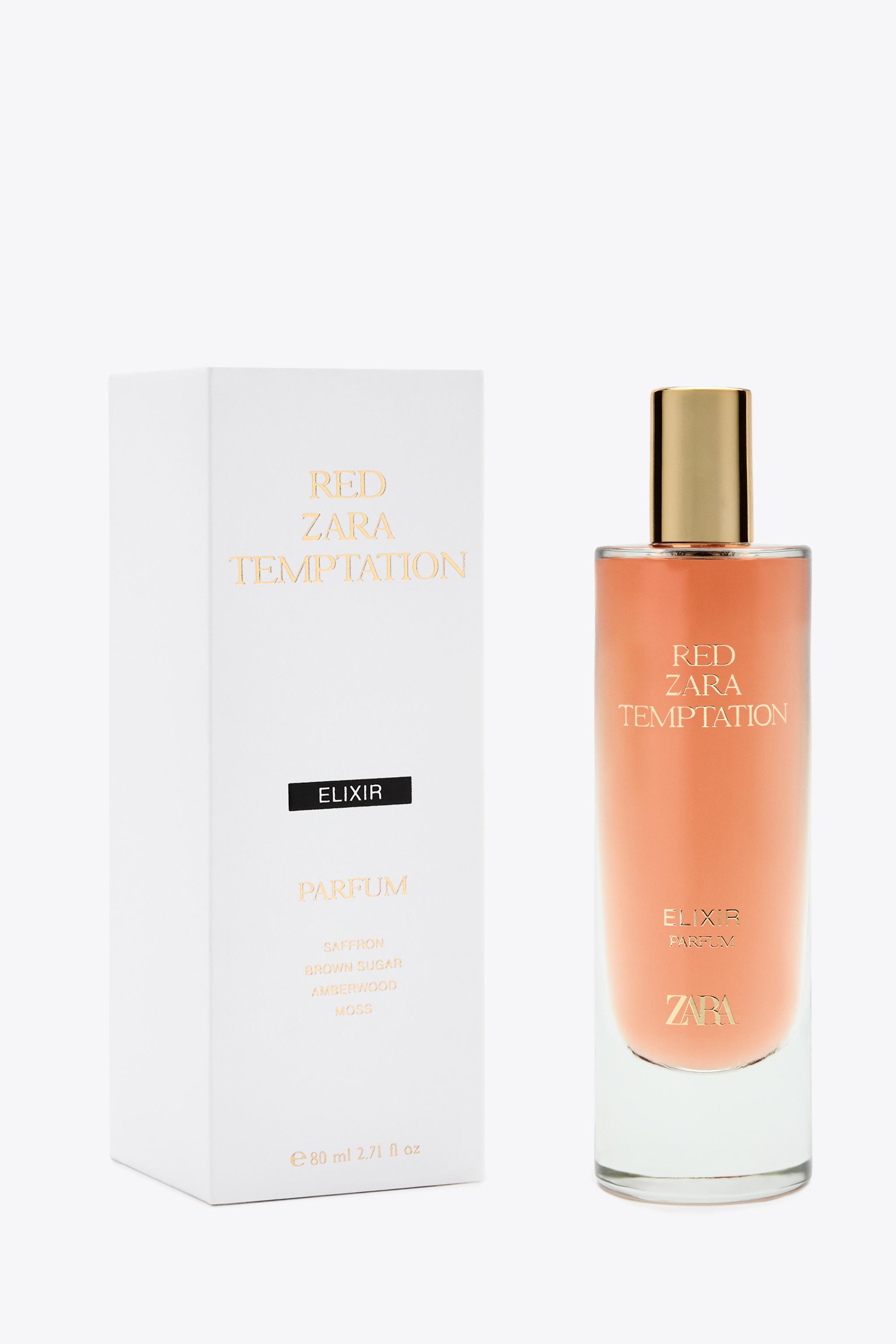 RED ZARA TEMPTATION ELIXIR PARFUM 80ML (2.7 FL. OZ).