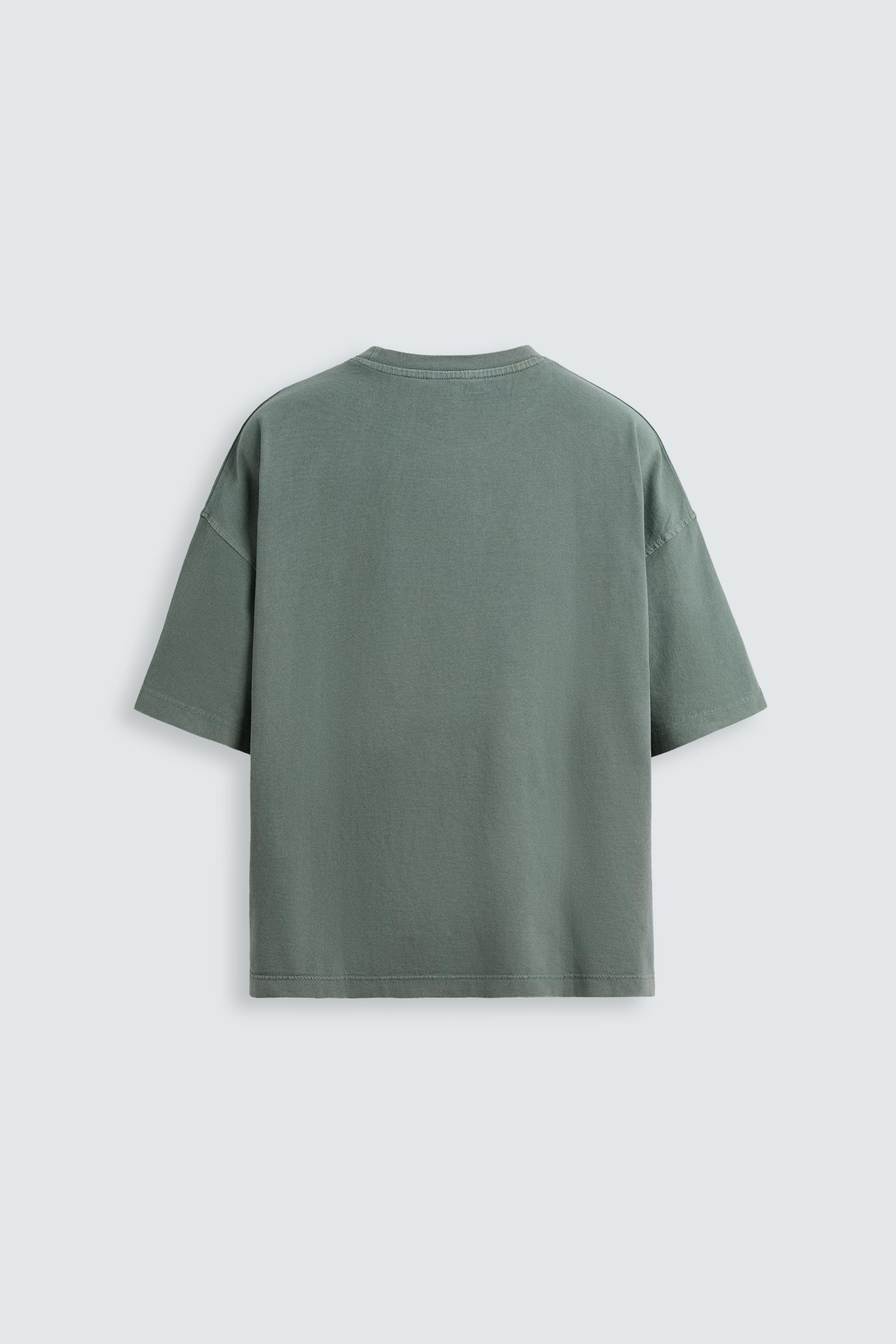 LIGHTWEIGHT WASHED BOXY FIT T-SHIRT