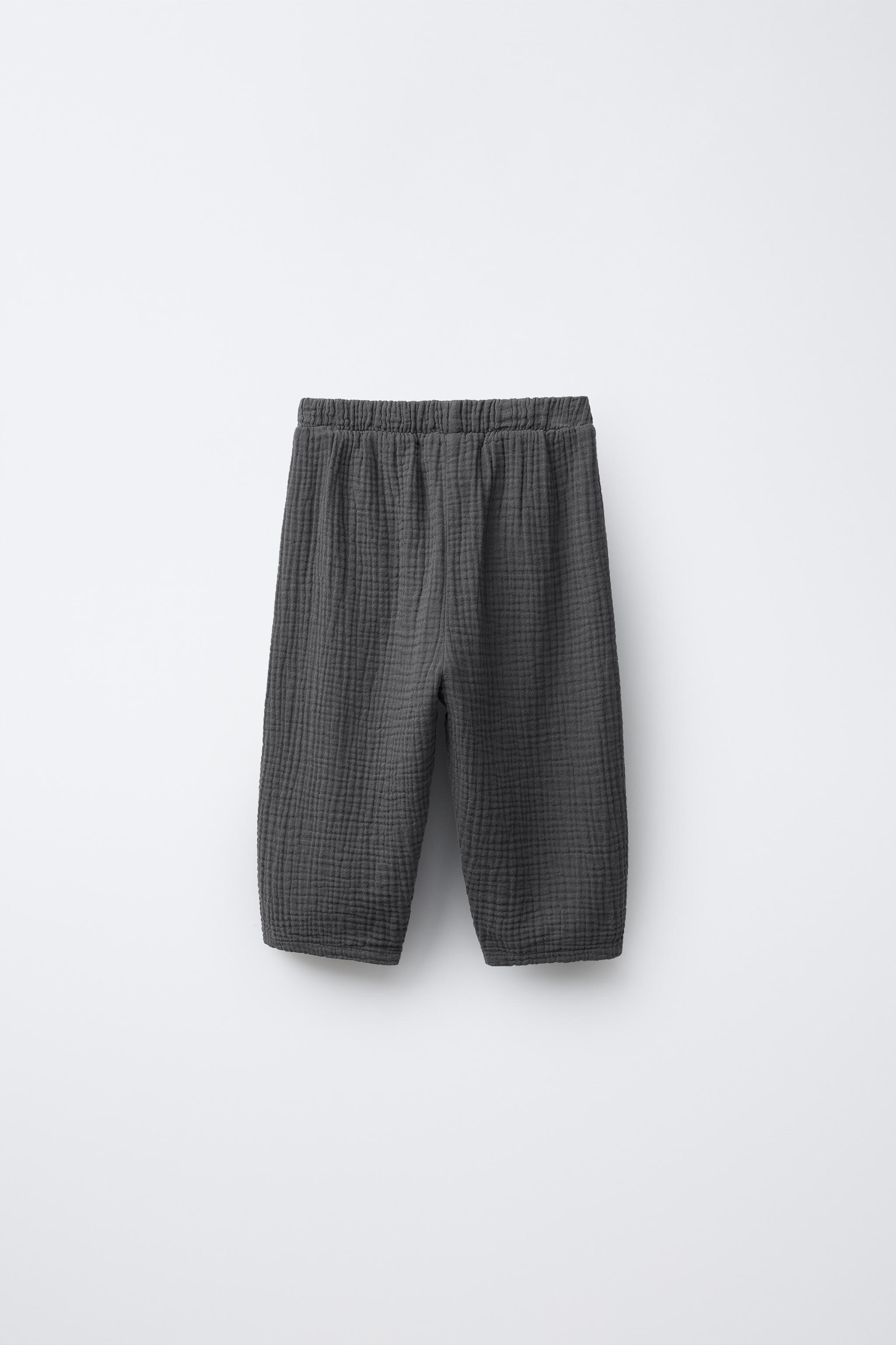 BAGGY COTTON GAUZE PANTS