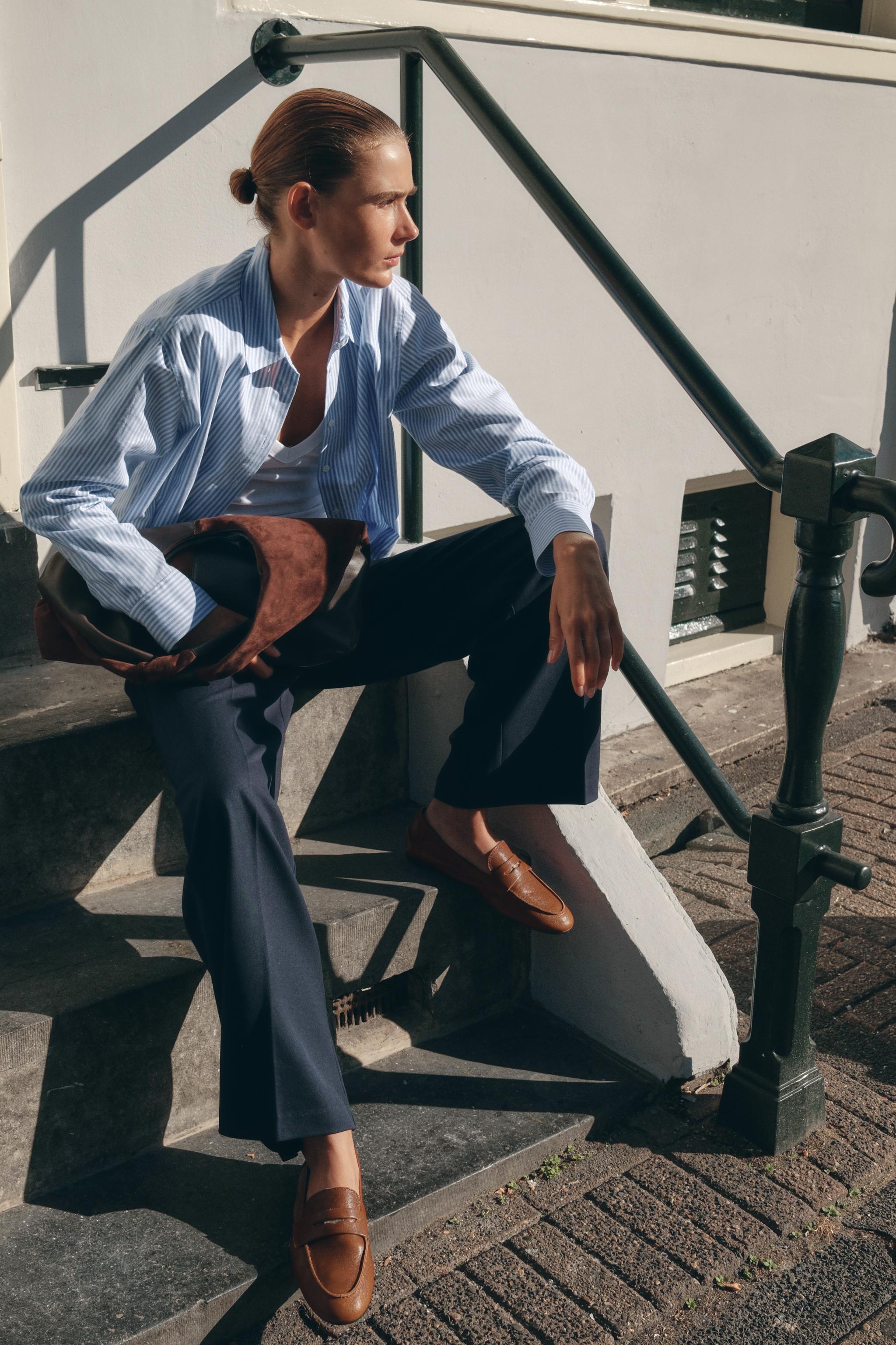 LEATHER PENNY LOAFERS