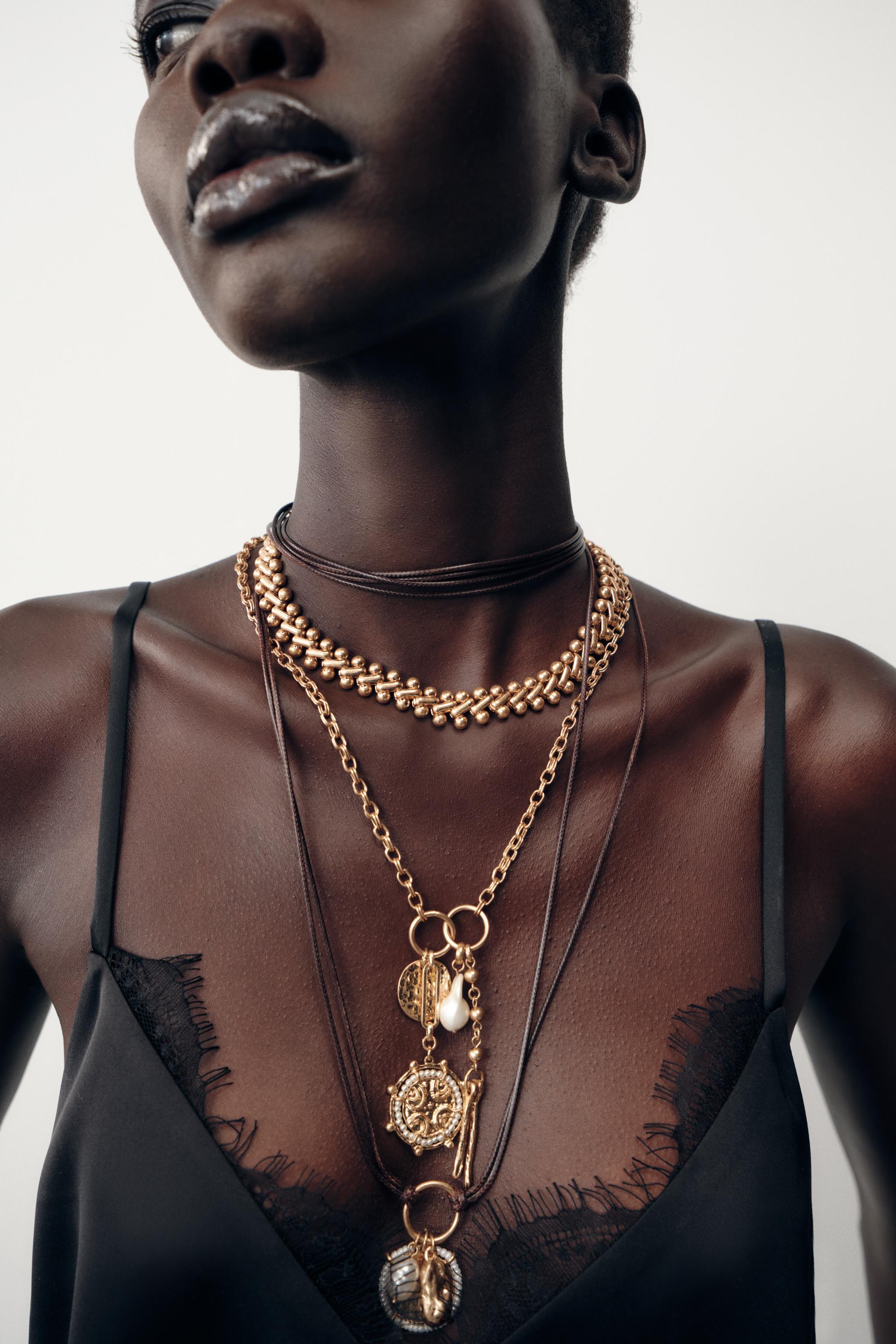 3-PACK CHAIN CORD CHARM NECKLACES