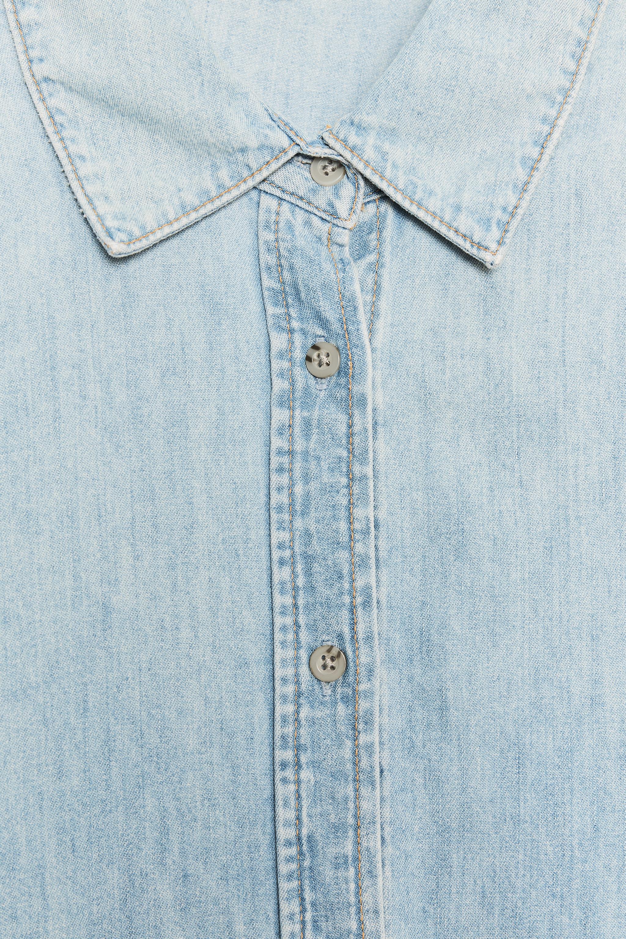 TRF LONG DENIM SHIRT