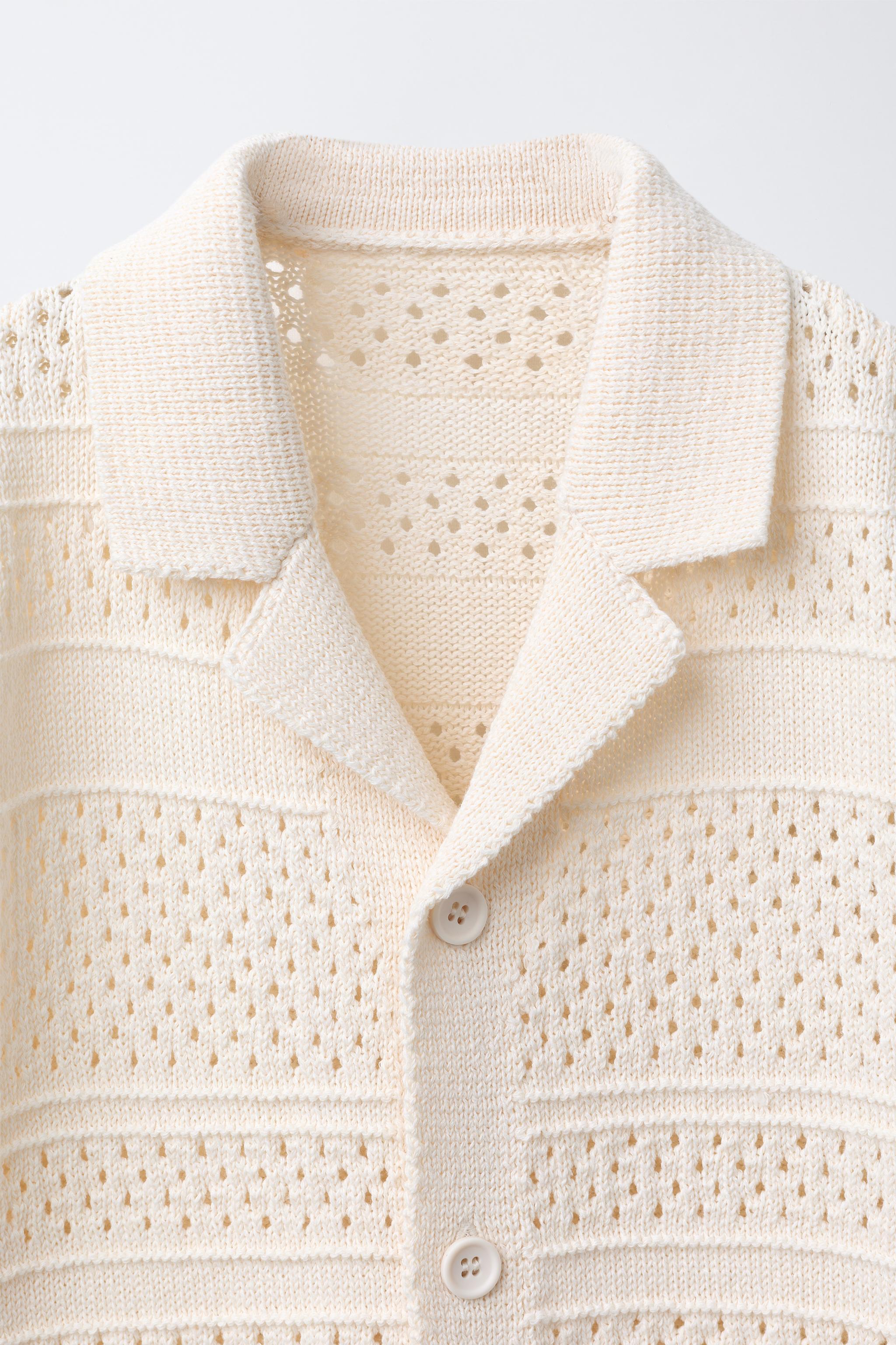 CROCHET KNIT SHIRT