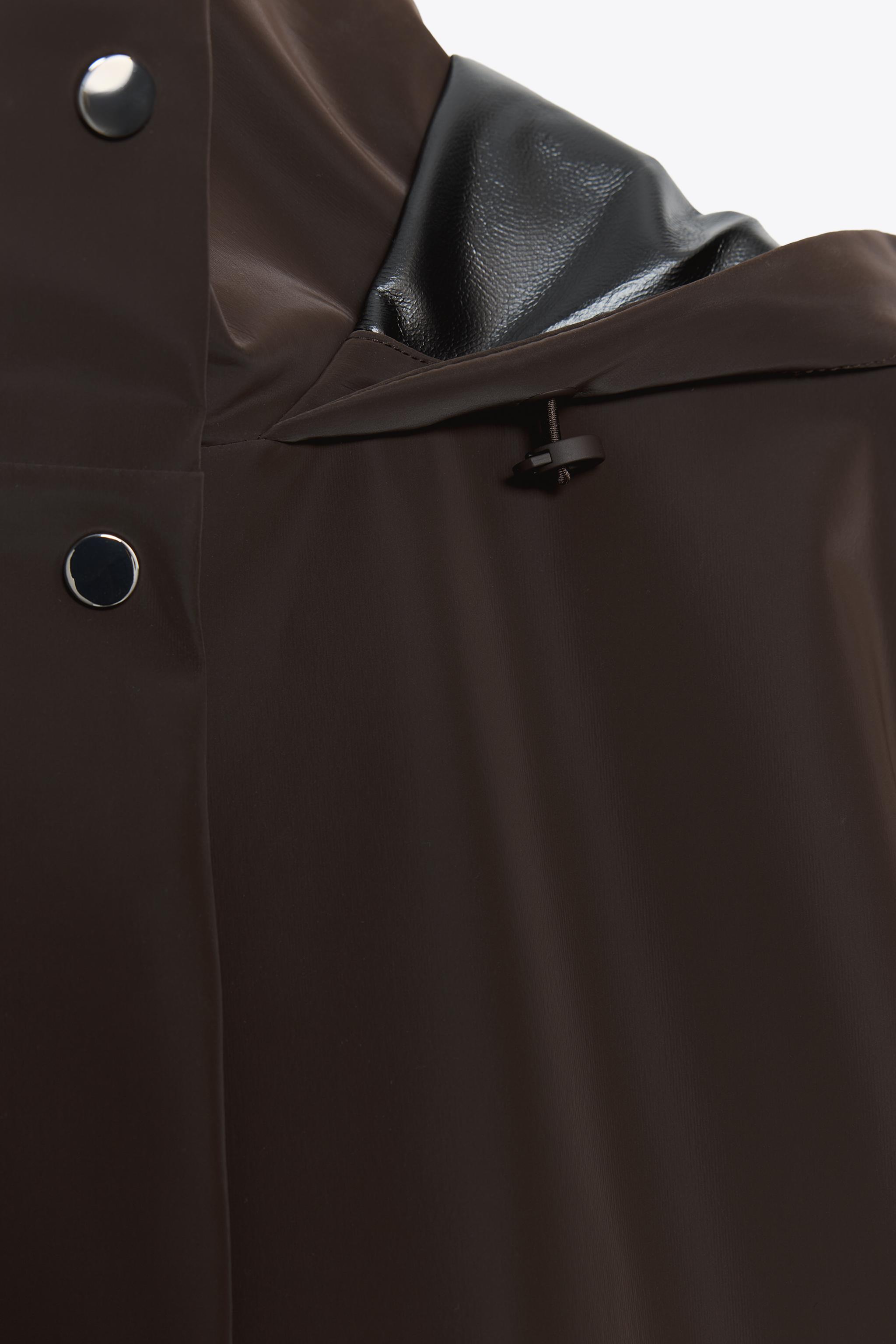 COATED HOODED WINDPROOF JACKET