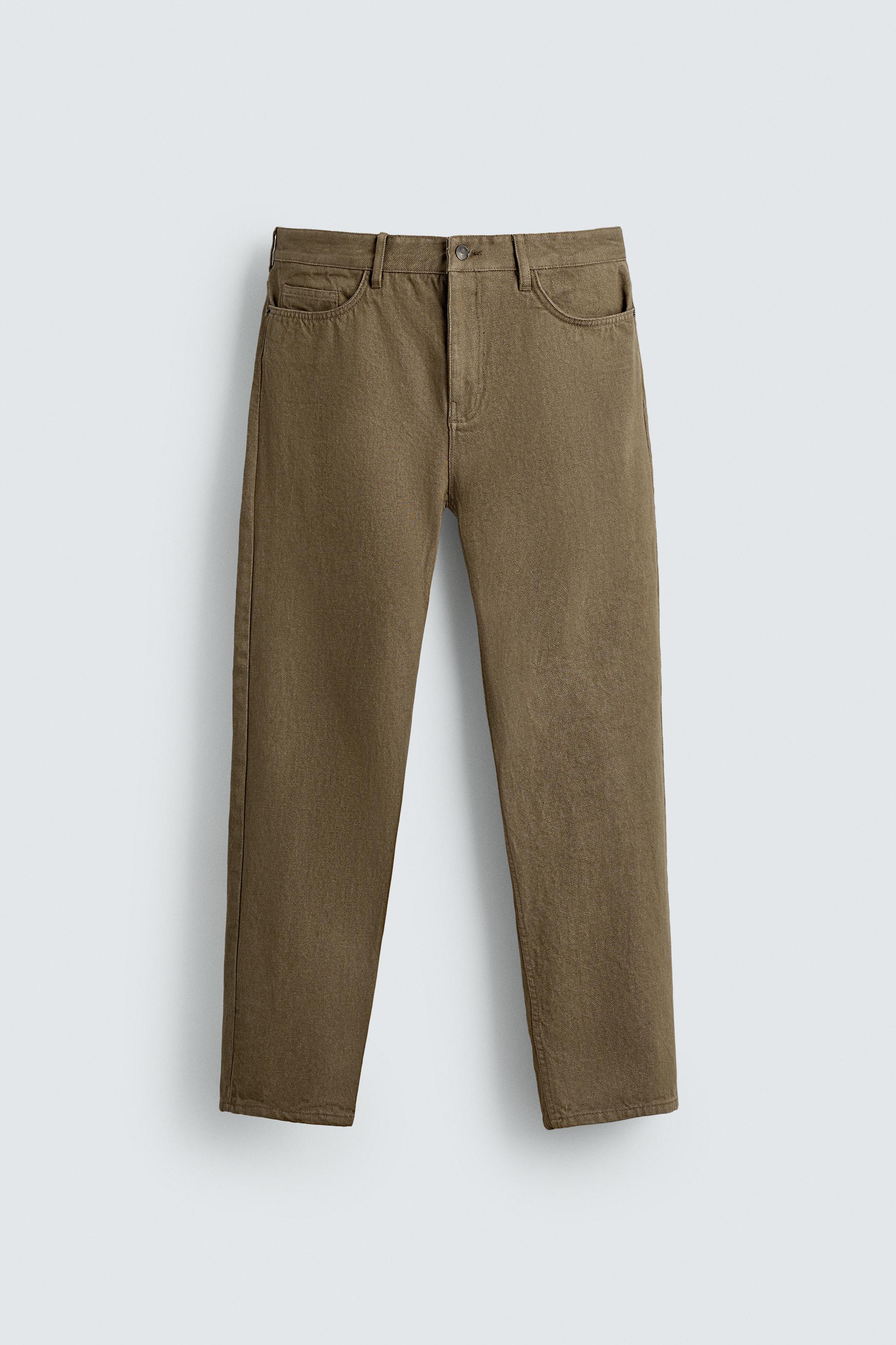 REGULAR FIT COTTON PANTS