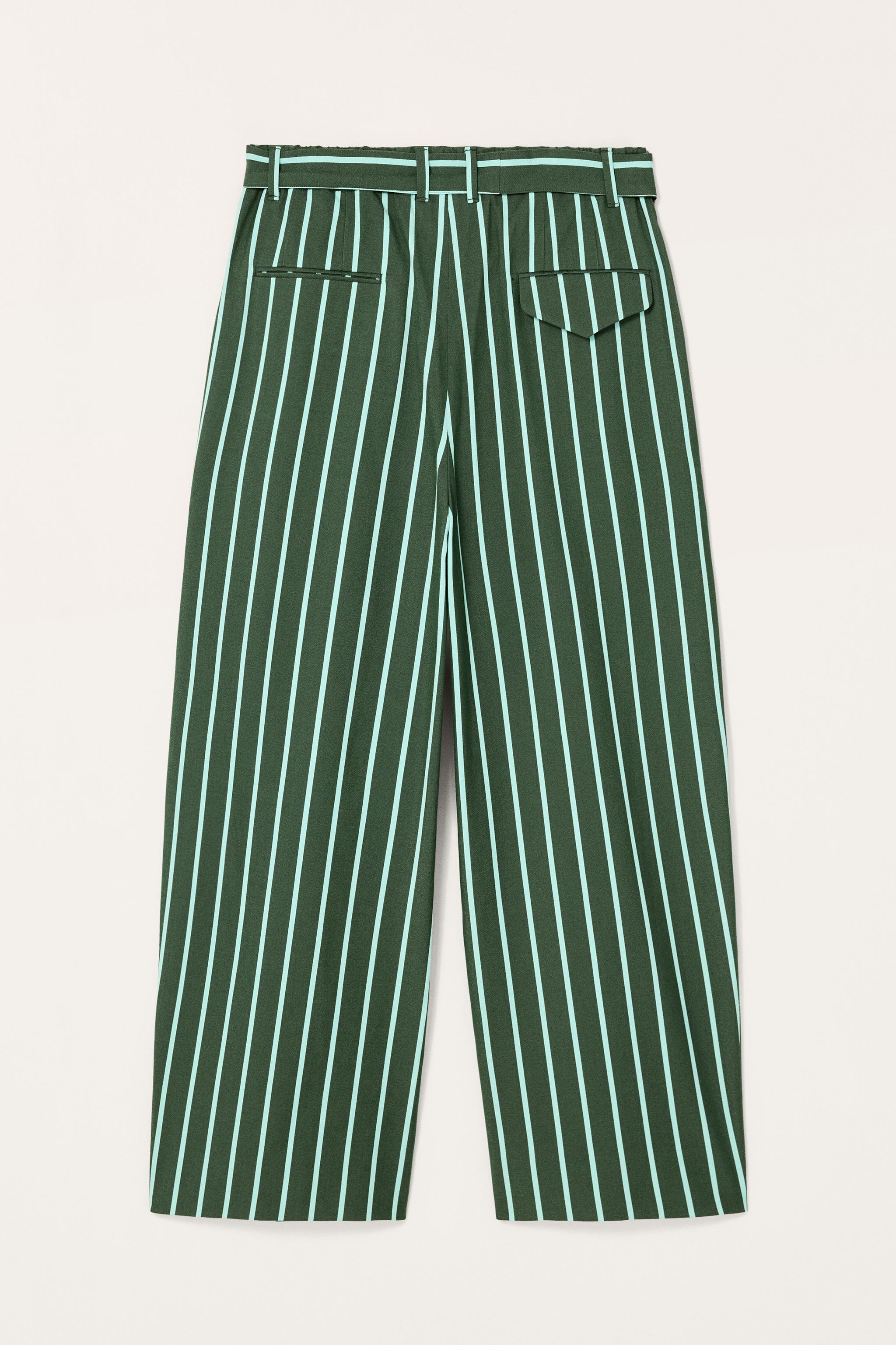 LIMITED EDITION STRIPED WIDE FIT PANTS