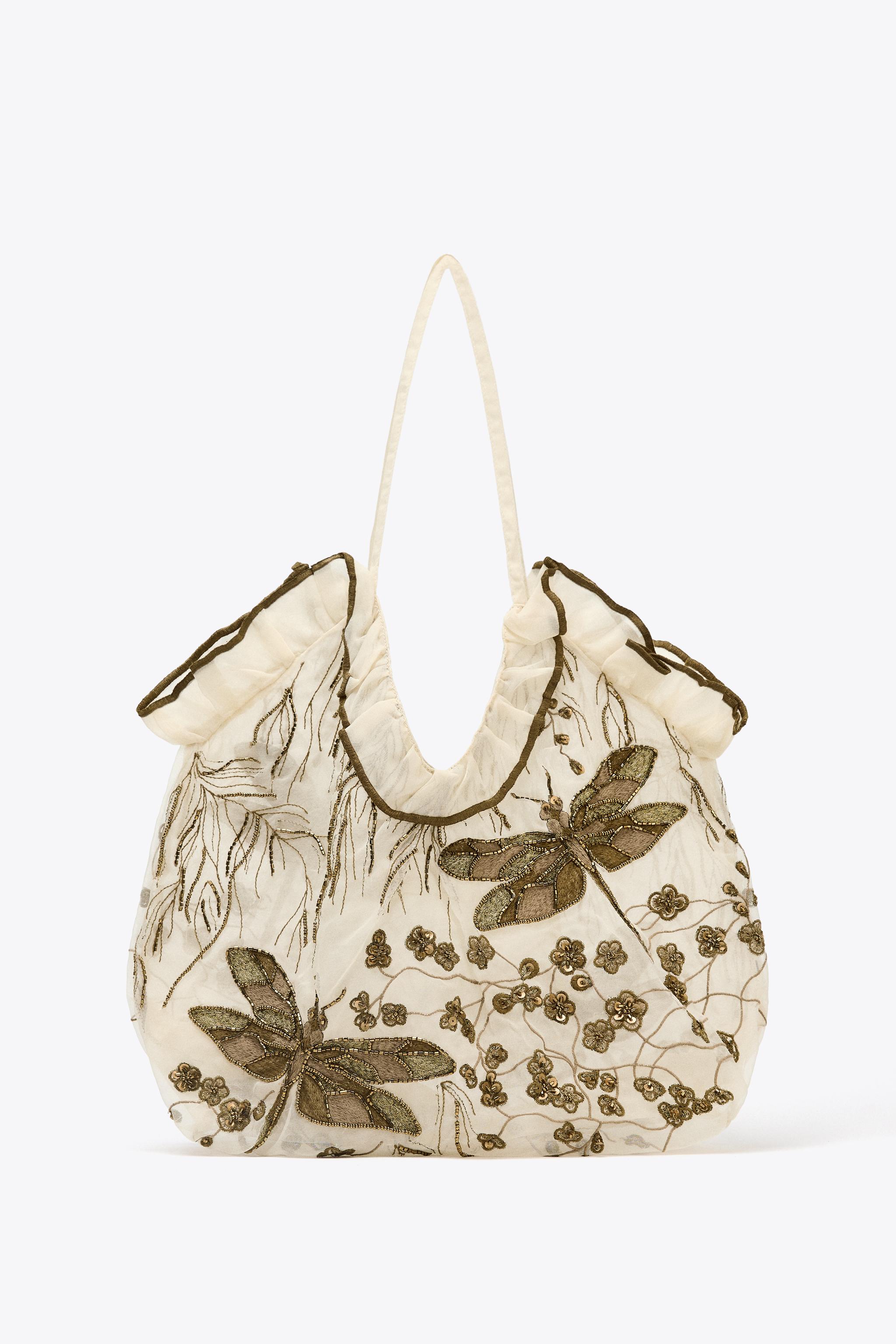 EMBROIDERED DETAIL SHOPPER