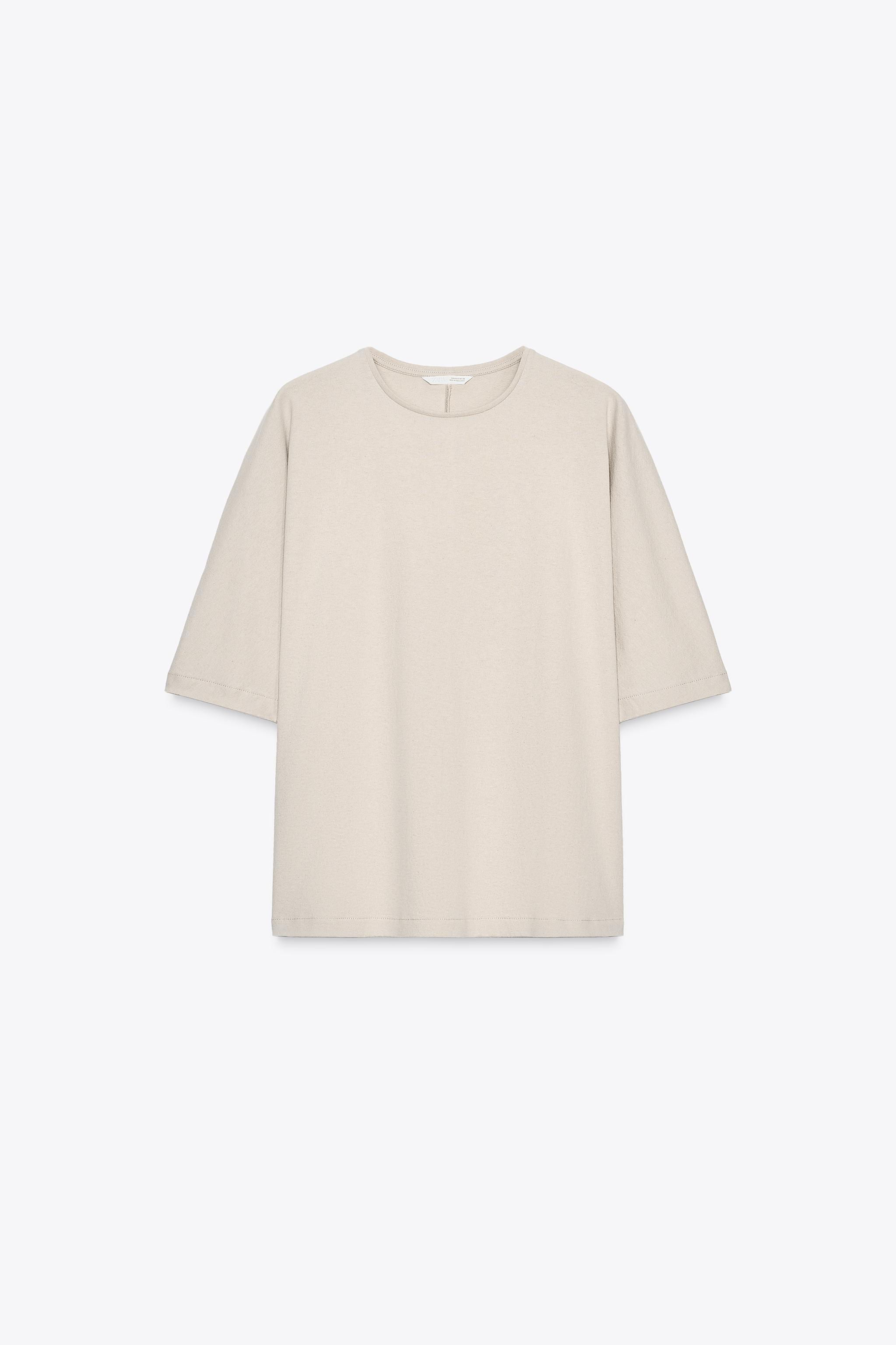 OVERSIZED TEXTURED T-SHIRT