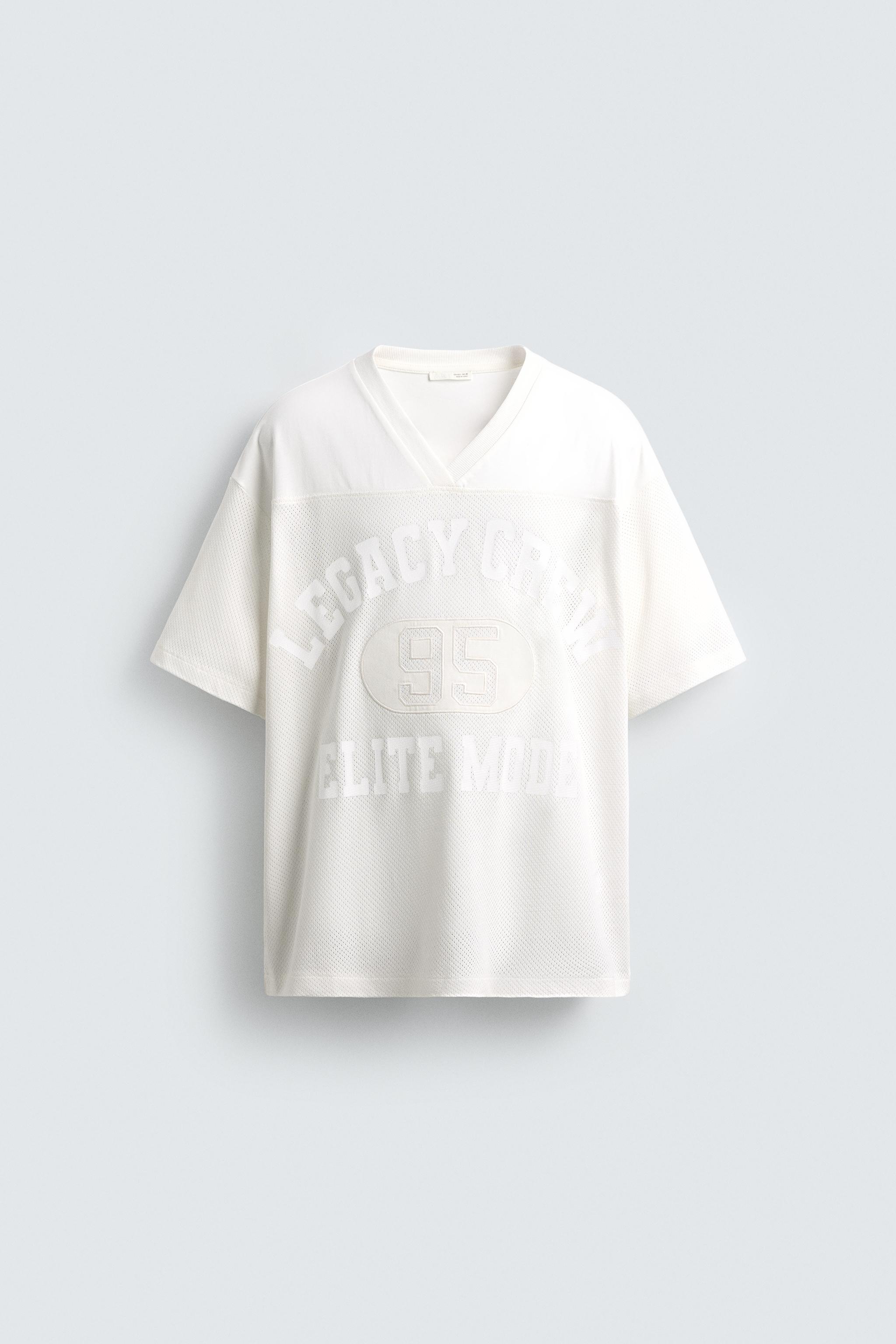 COMBINATION TEXT T-SHIRT