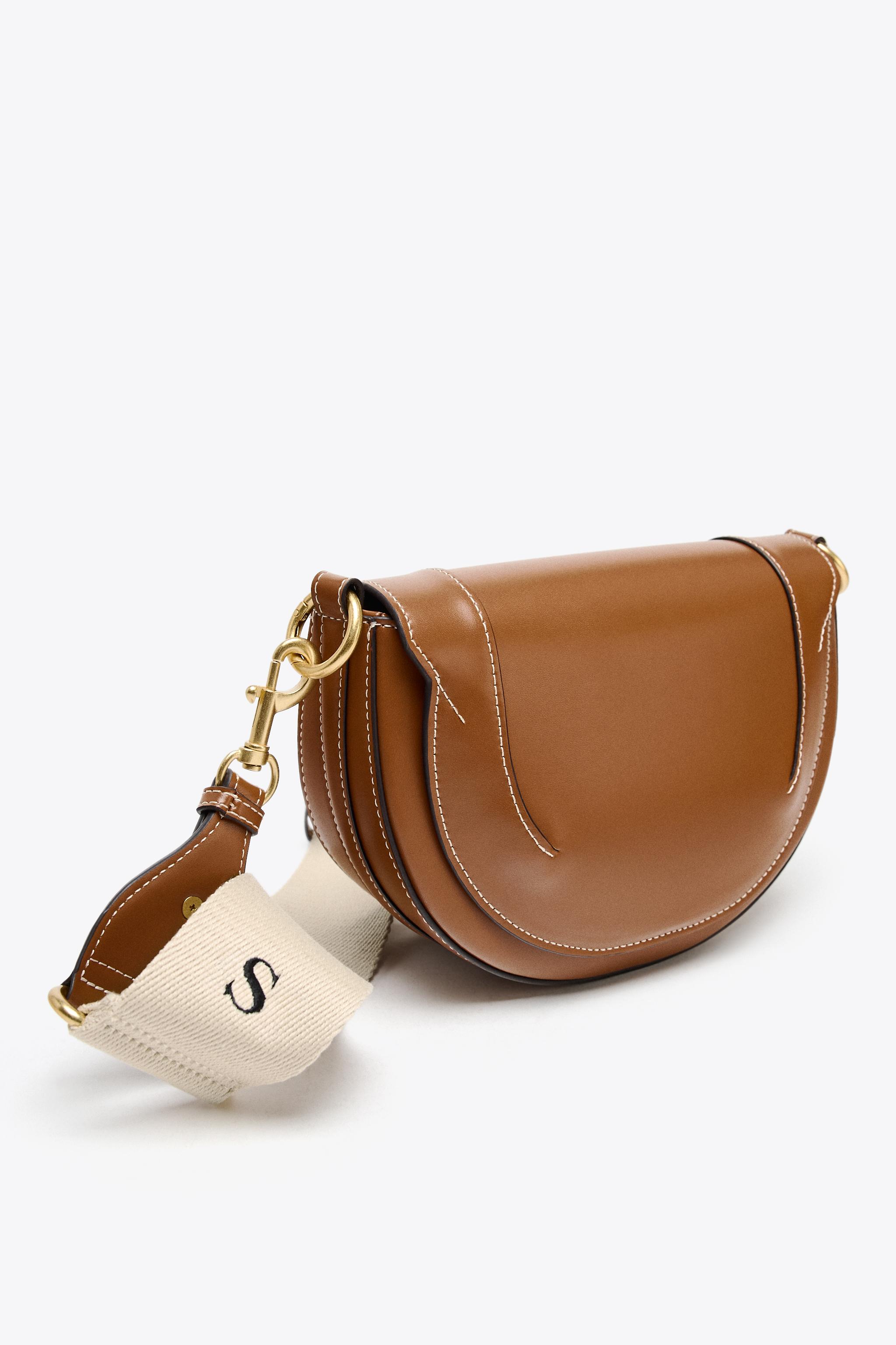 CANVAS STITCH CROSSBODY BAG