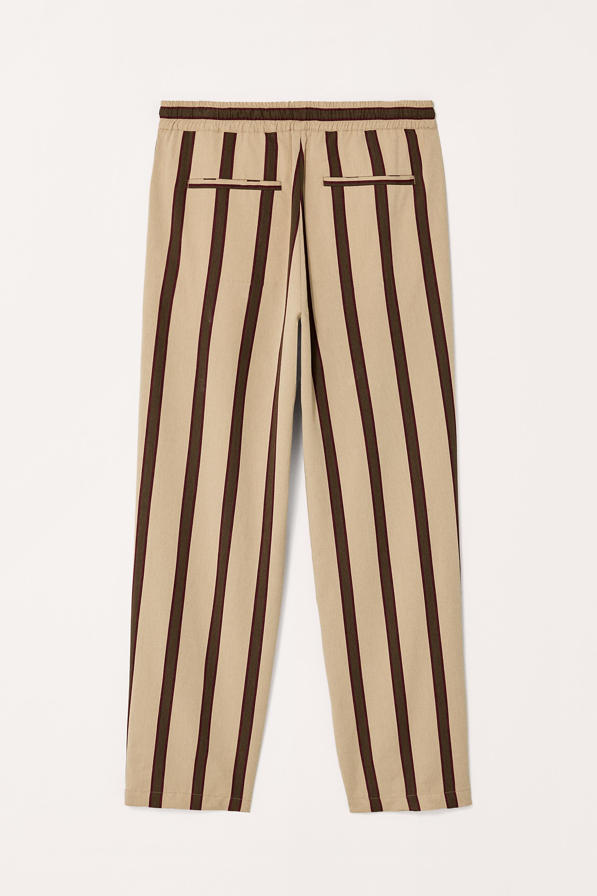 LIMITED EDITION STRIPED RELAXED FIT PANTS