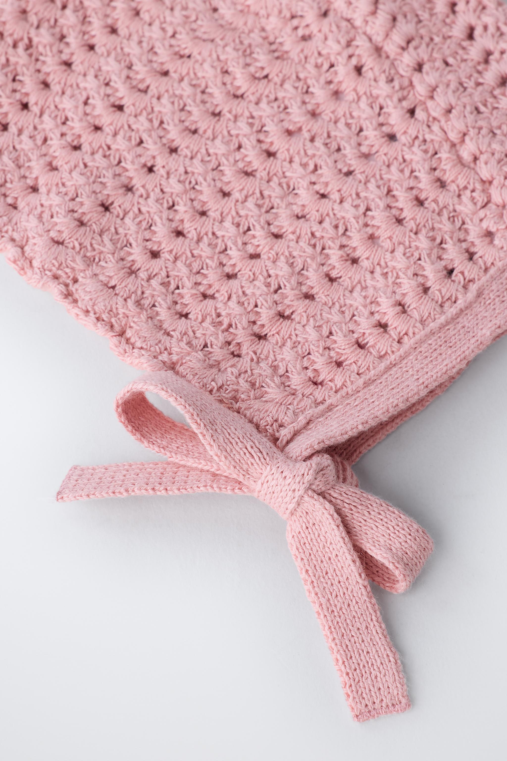 CROCHET KNIT BONNET