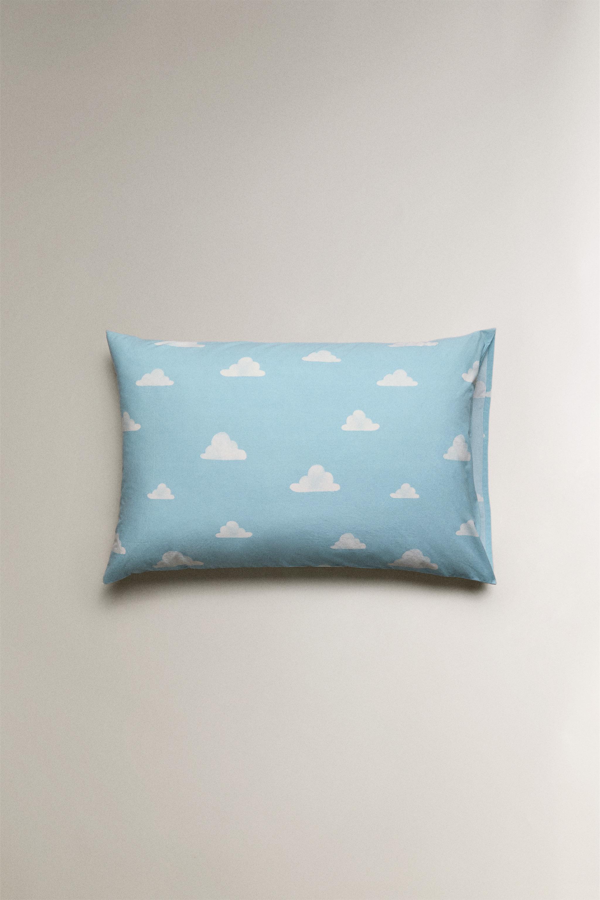 CHILDREN'S CLOUD PRINT PILLOWCASE
