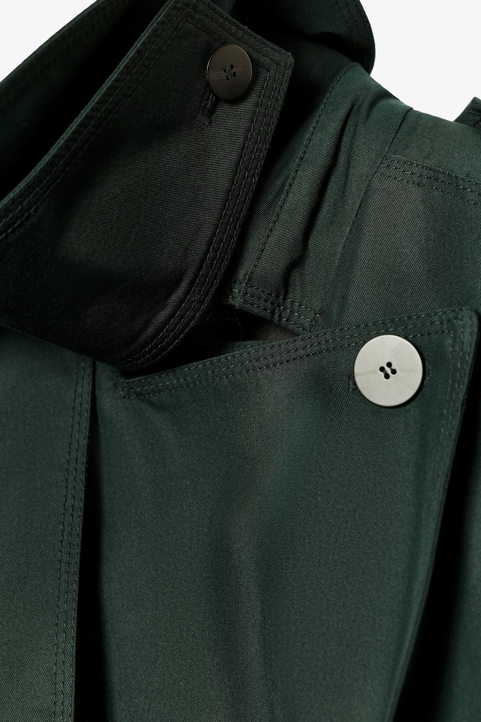 OVERSIZED WATER REPELLENT TRENCH COAT ZW COLLECTION