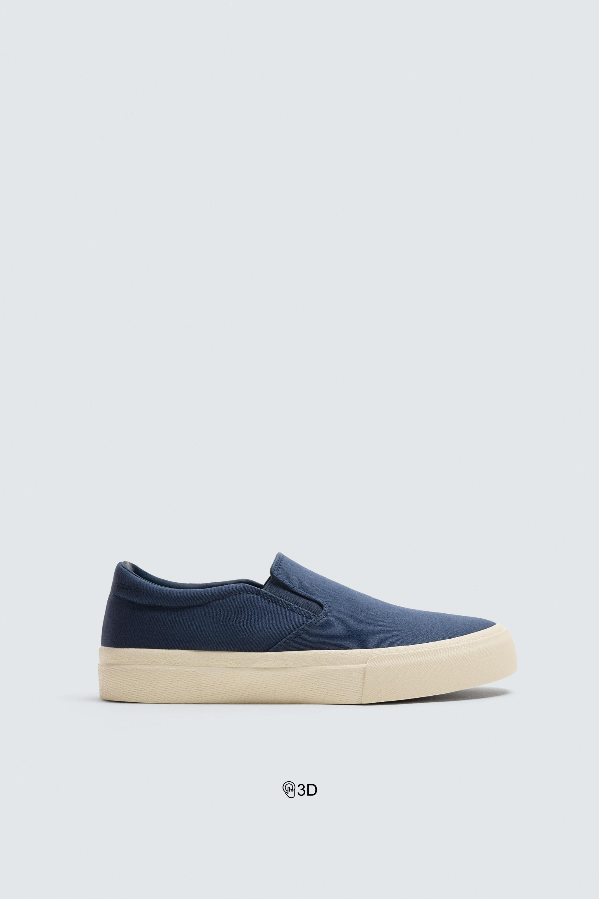 FABRIC LACELESS SNEAKERS