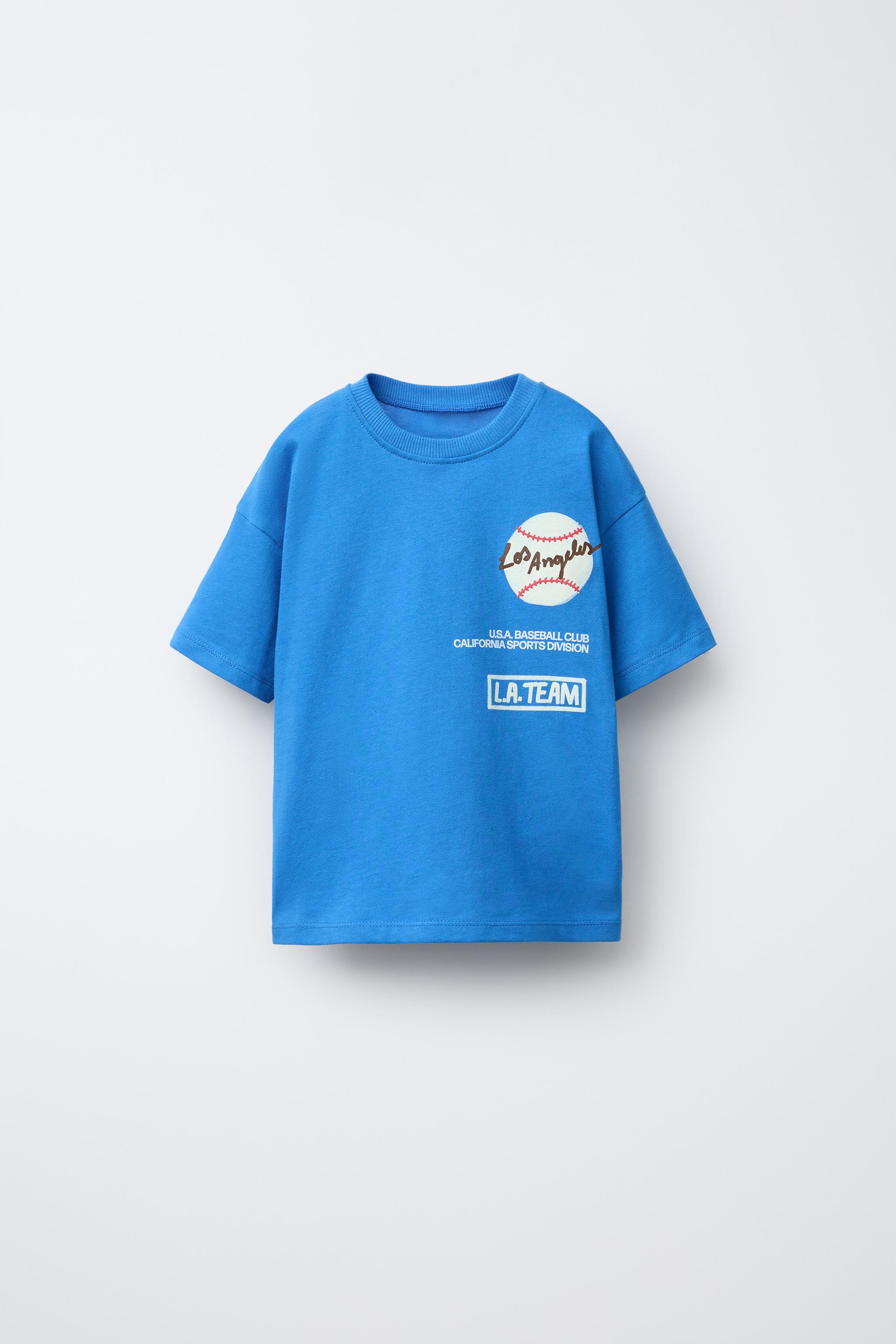 BASEBALL PRINT T-SHIRT
