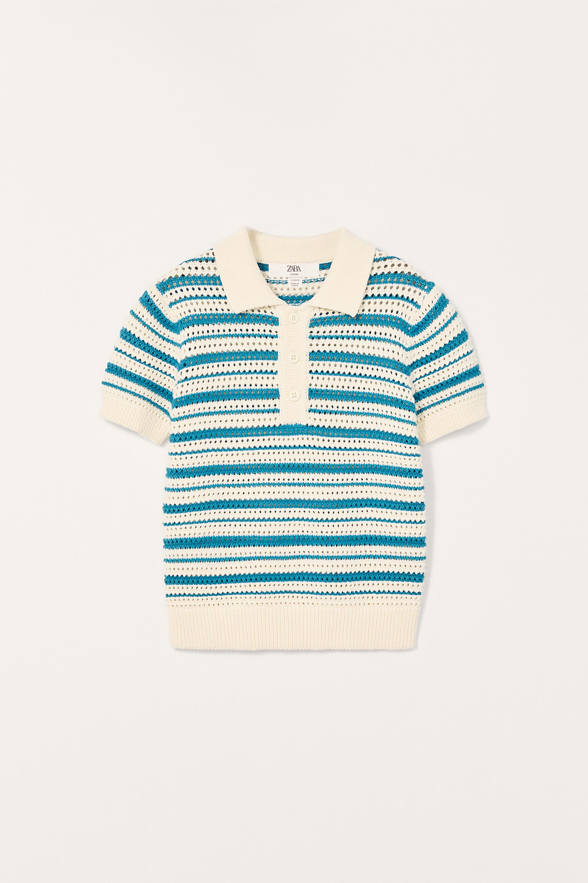 STRIPED KNIT POLO SHIRT LIMITED EDITION