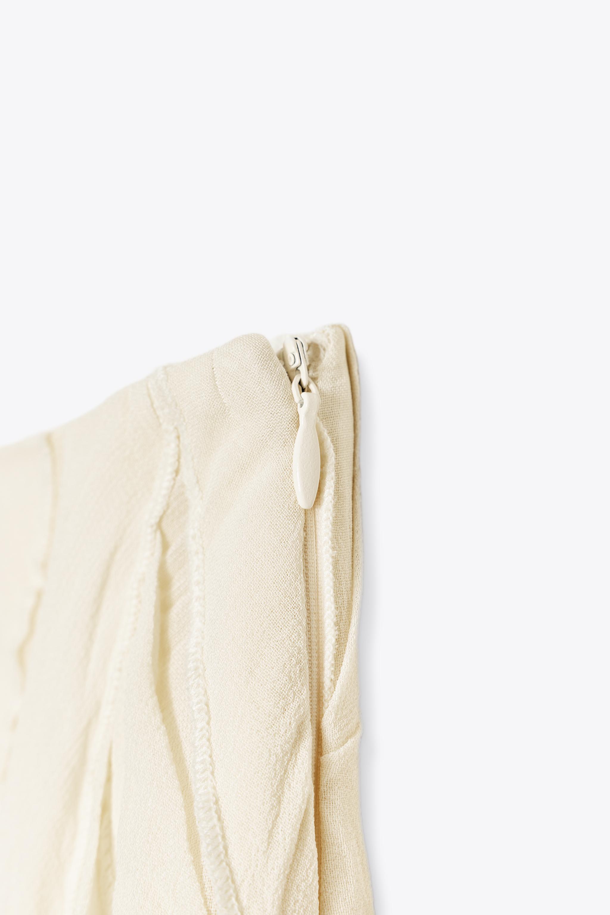 ZW COLLECTION ASYMMETRIC PLEATED SKIRT