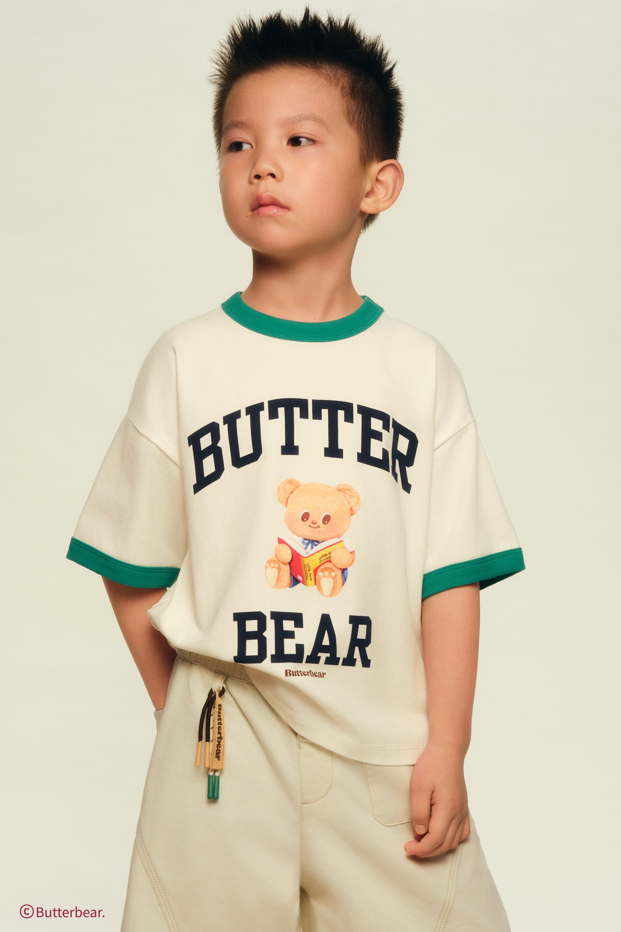 BUTTERBEAR © TRIM DETAIL T-SHIRT