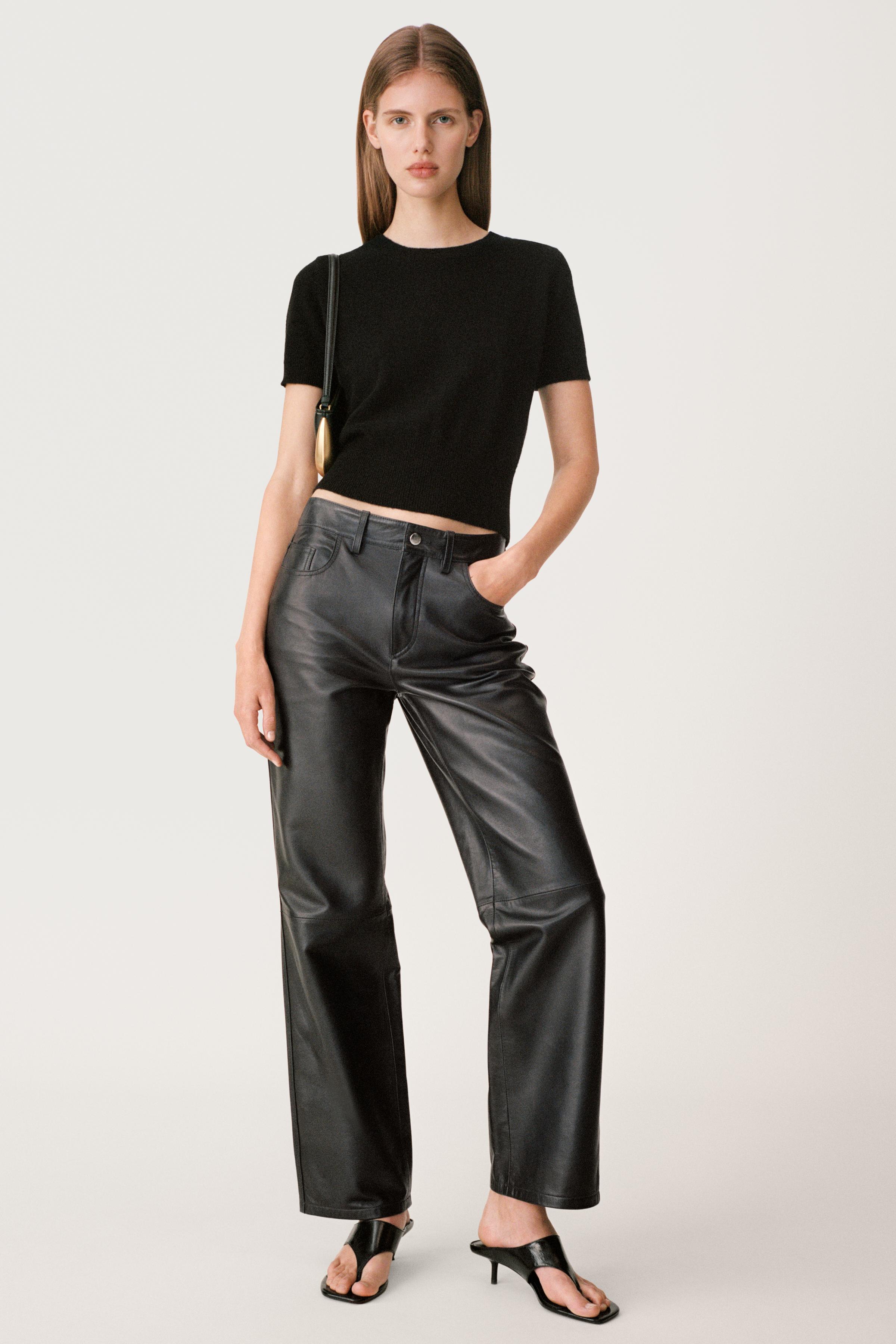 STRAIGHT LEATHER PANTS 50TH ANNIVERSARY