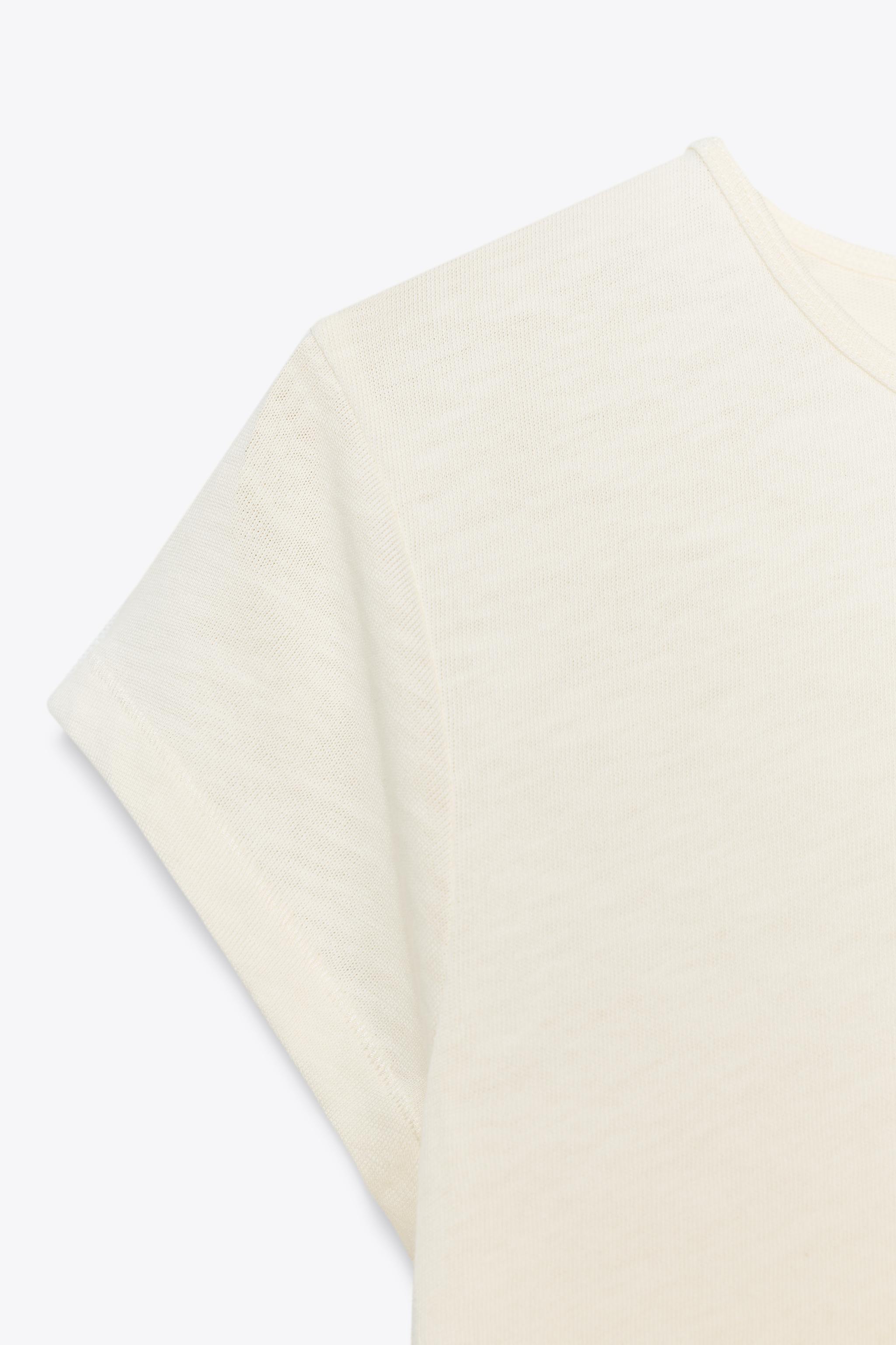 SHORT SLEEVE TEXTURED T-SHIRT