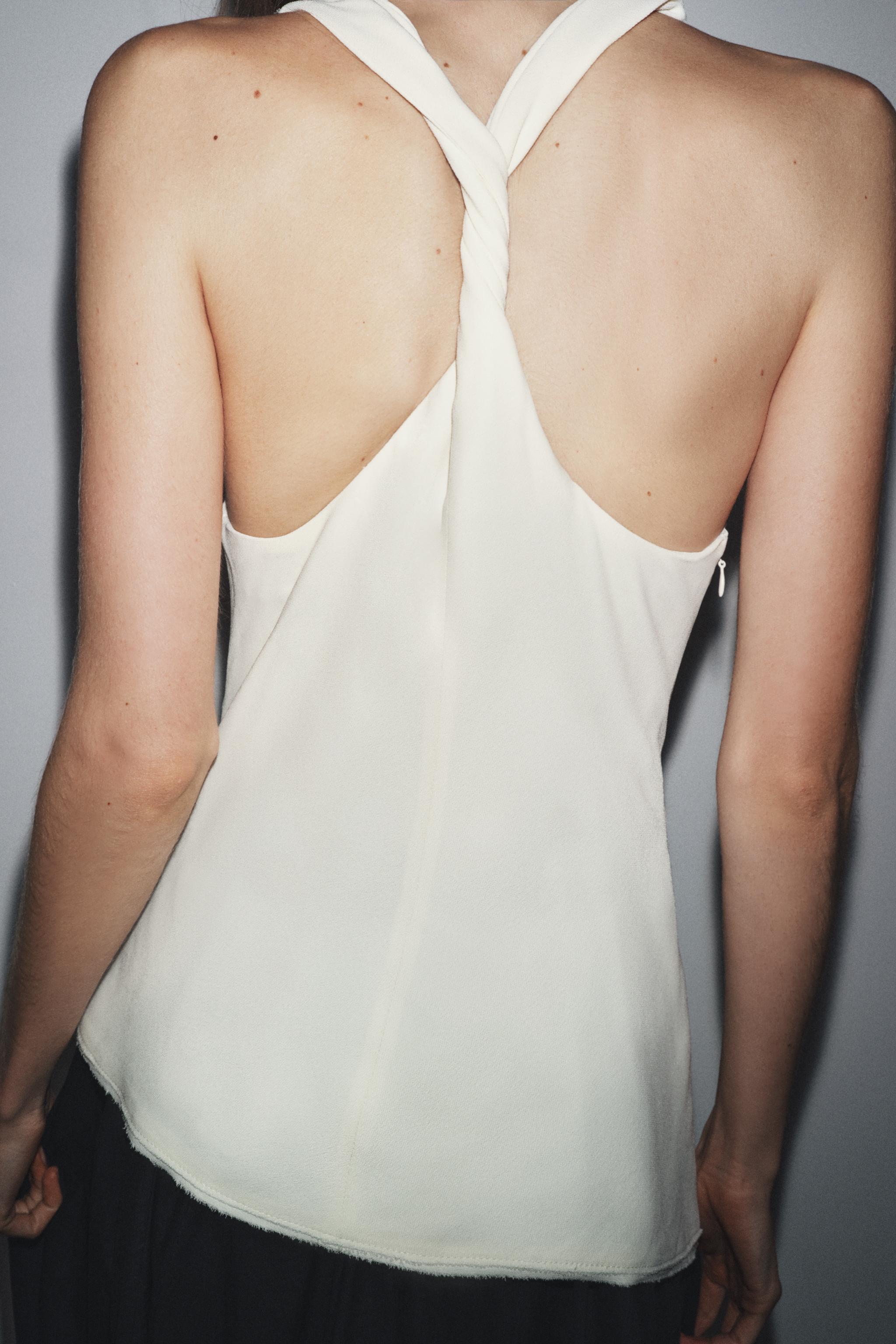 ZW COLLECTION COMBINATION HALTER DRESS