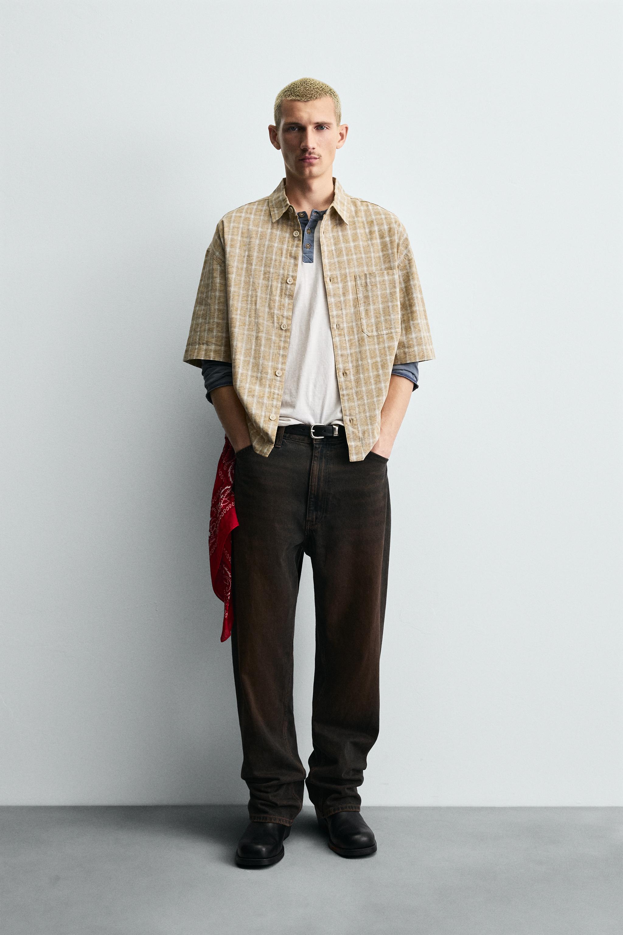 CHECKERED BOXY FIT SHIRT