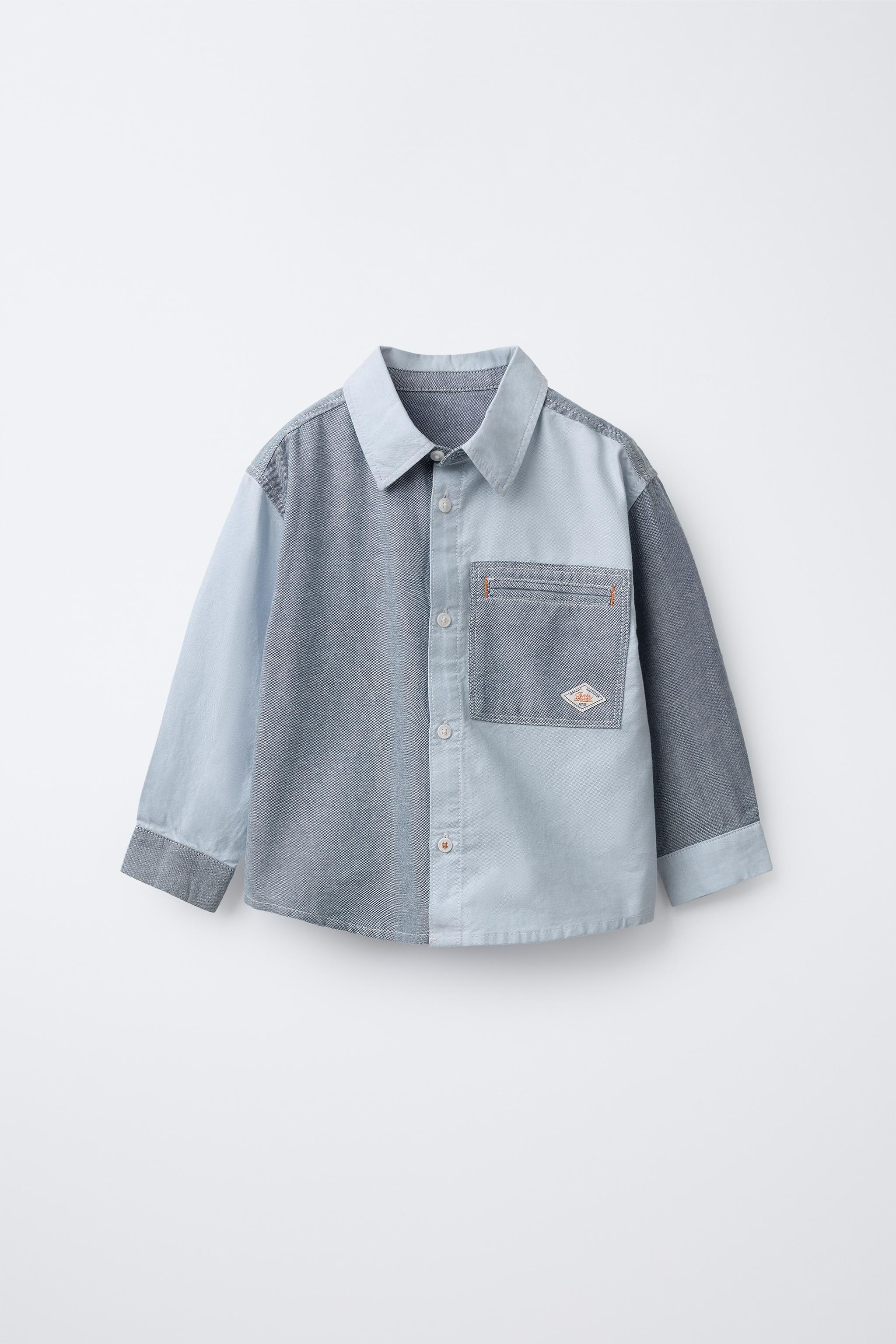 PATCHWORK OXFORD POCKET SHIRT
