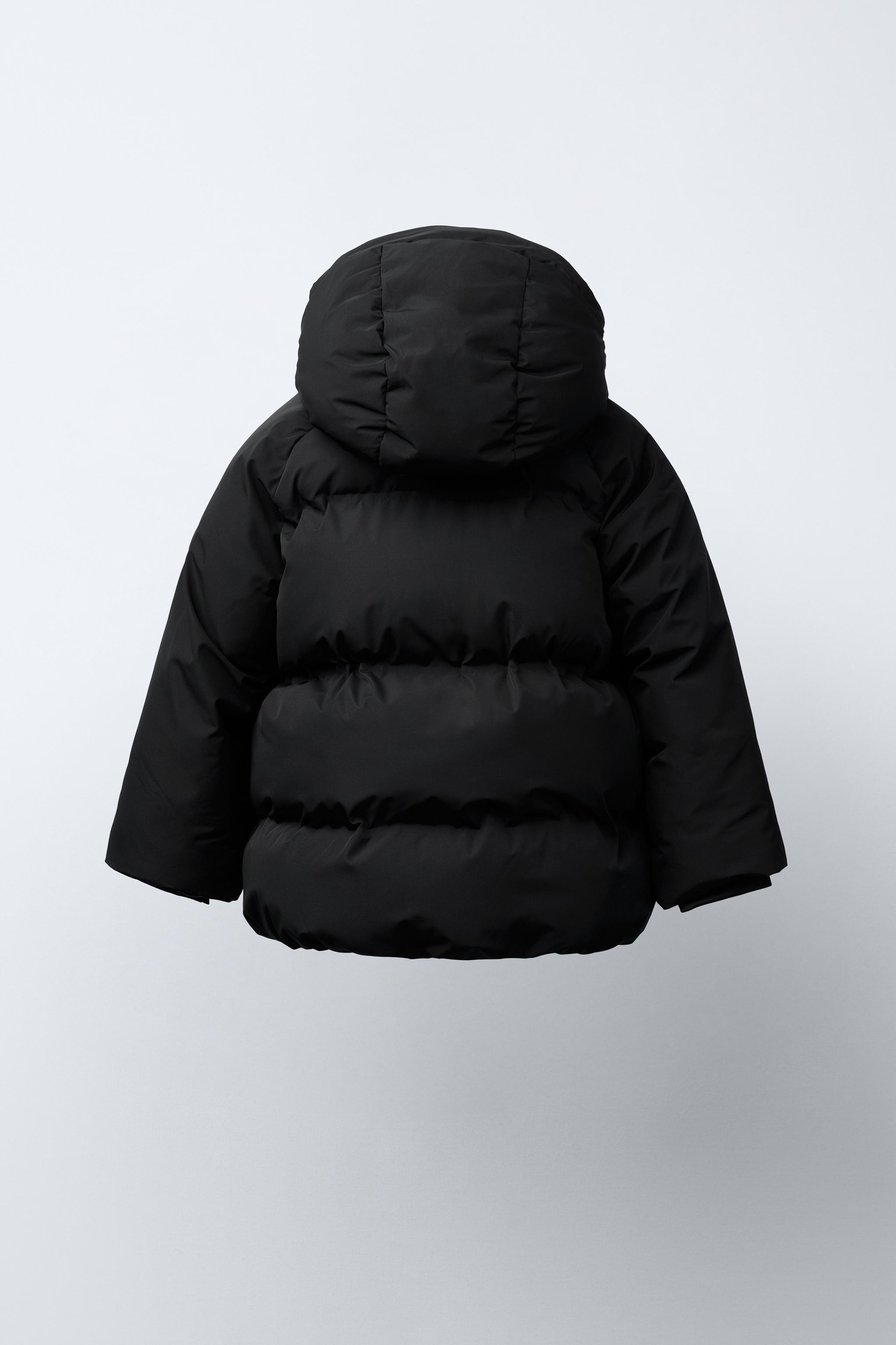 WATER REPELLENT HOODED PUFFER JACKET