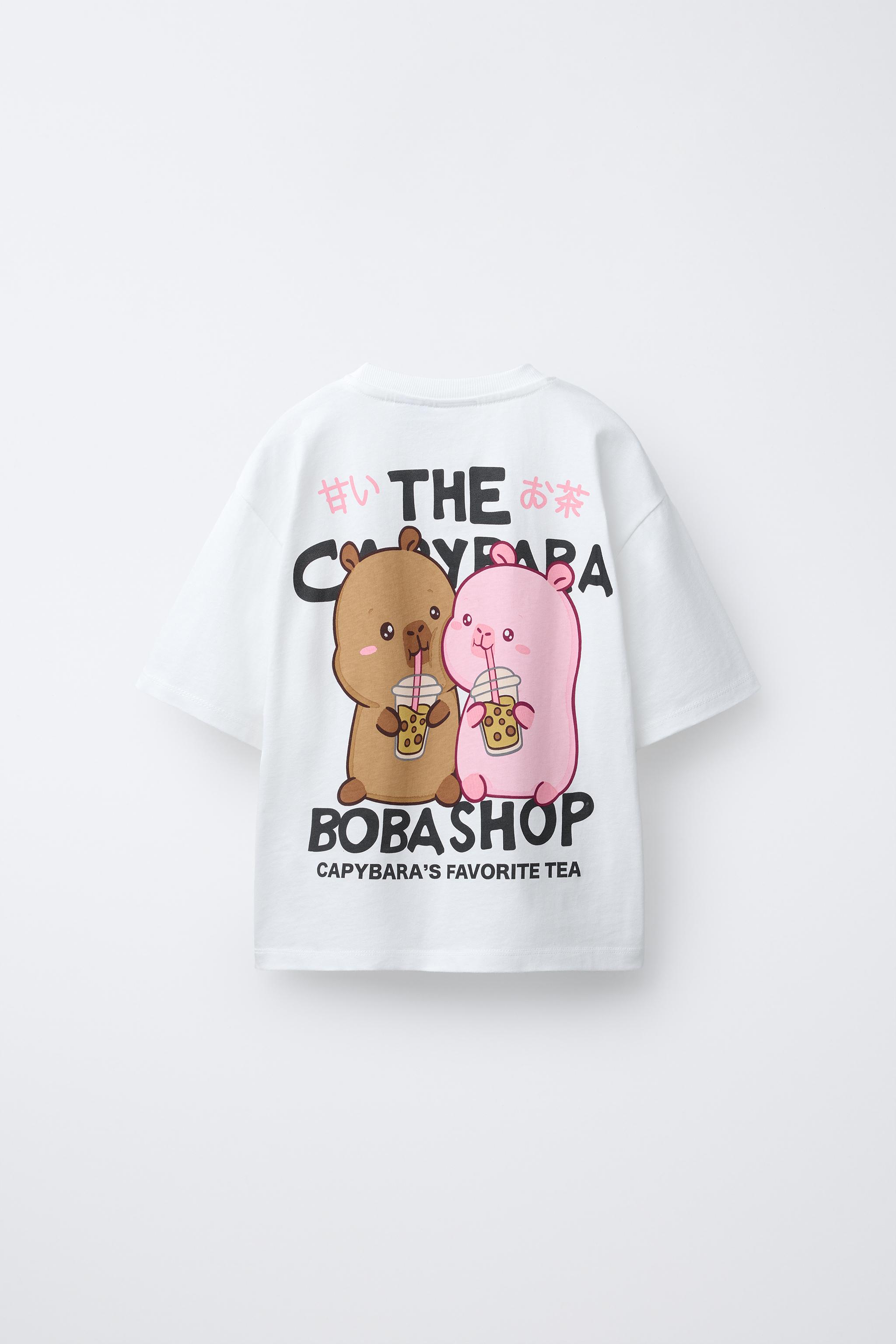 CAPYBARA CAPYFUN © PRINTED T-SHIRT
