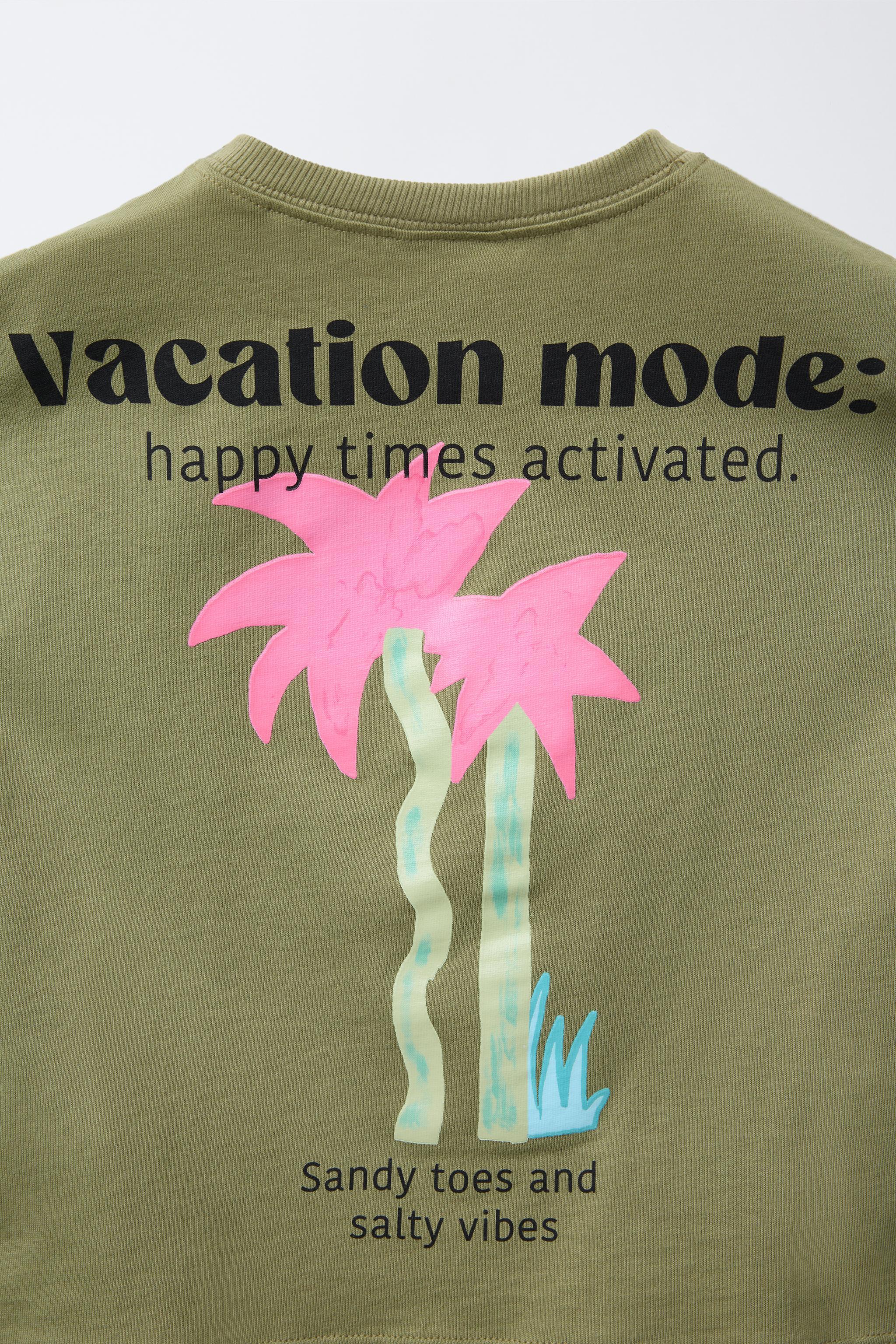 PALM TREE PRINT T-SHIRT