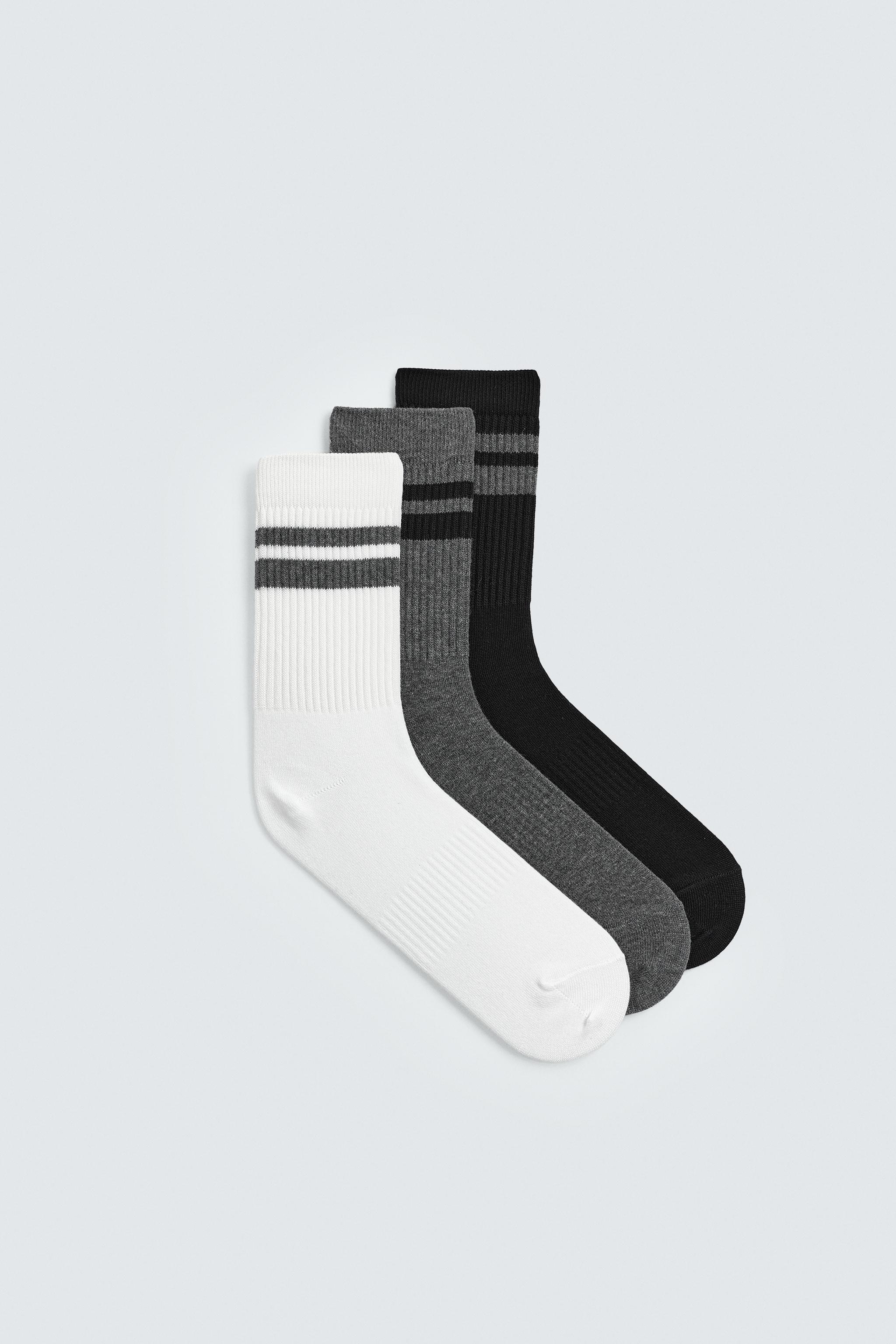 3-PACK STRIPED SOCKS