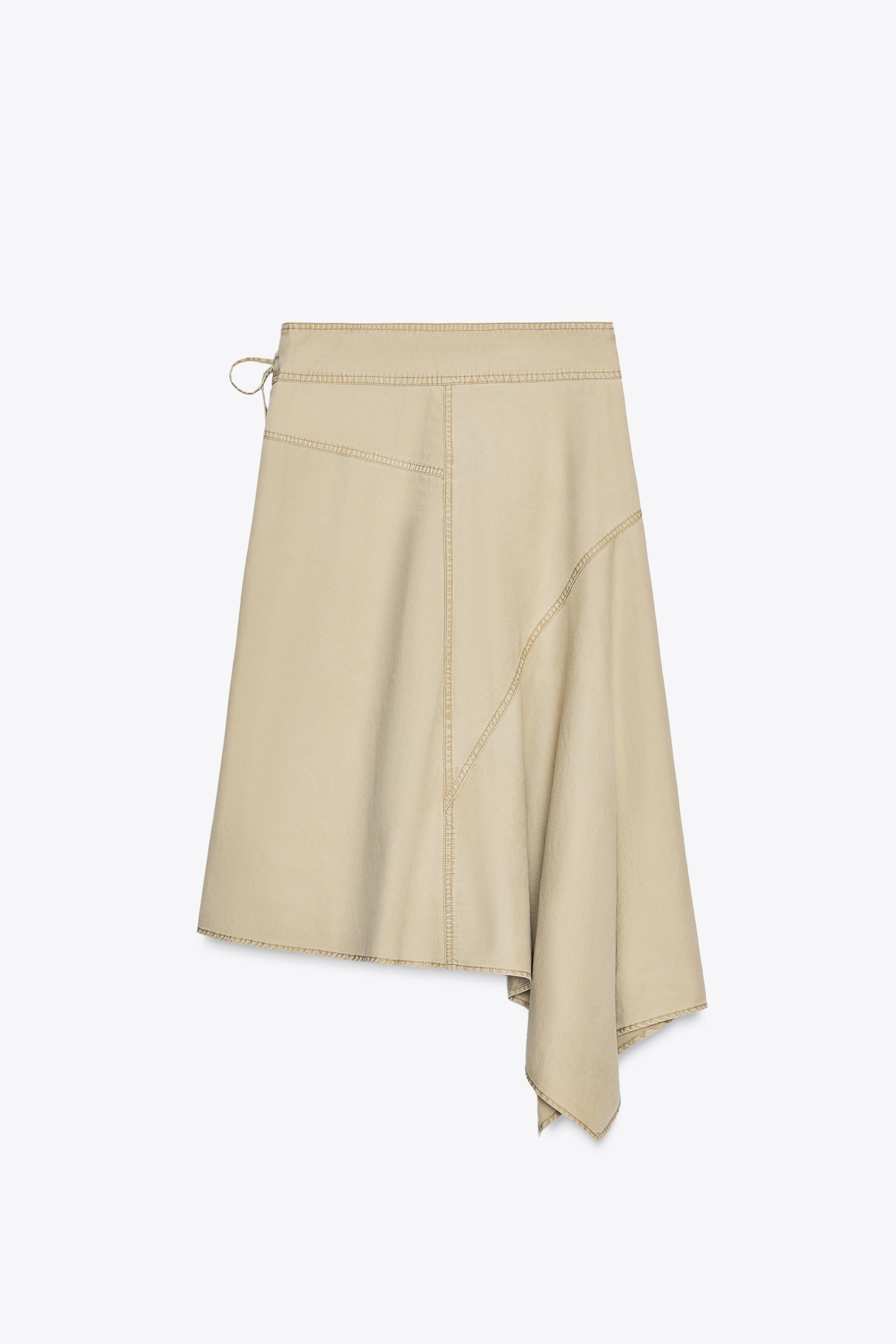 ASYMMETRIC WRAP SKIRT