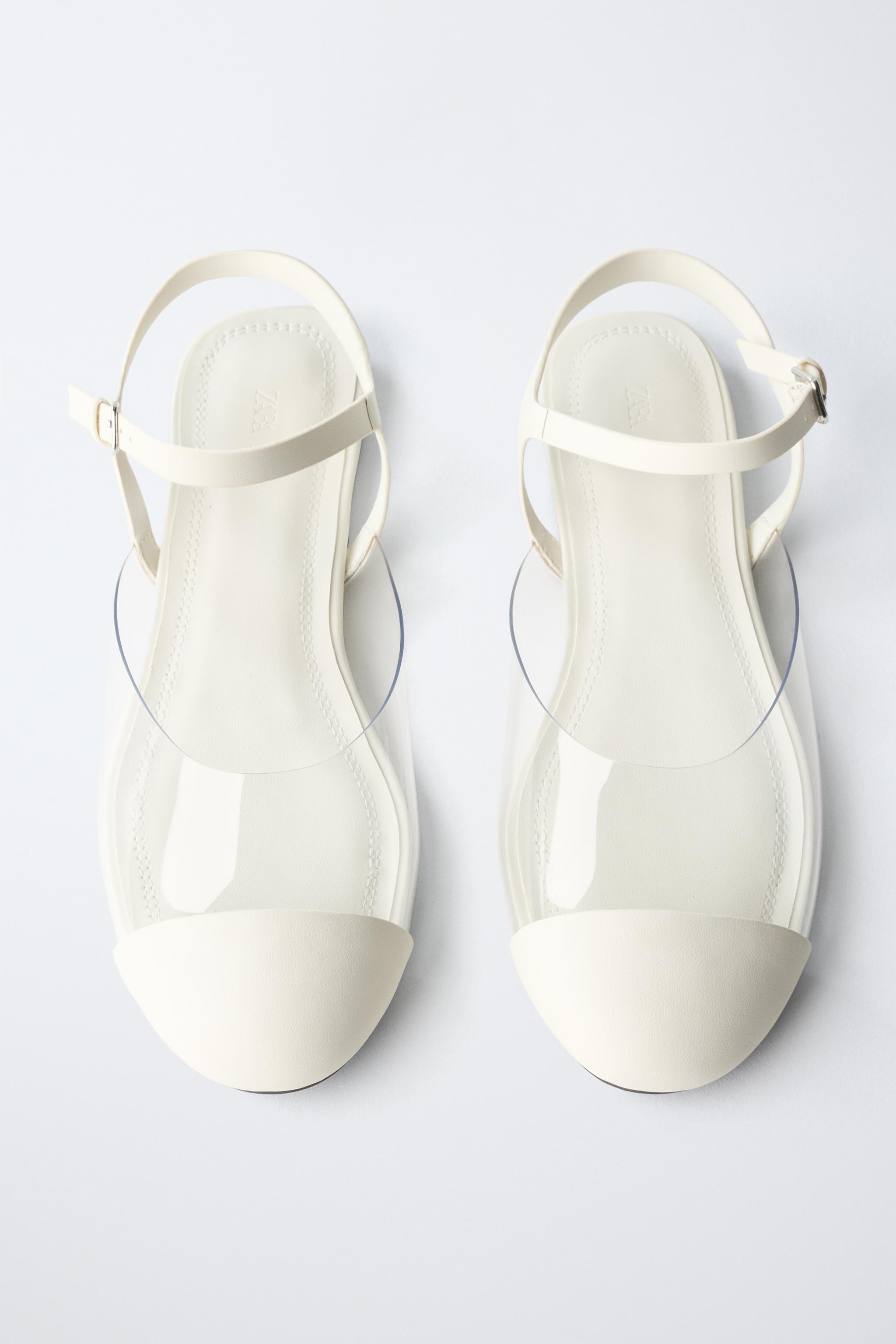 VINYL SLINGBACK SHOES