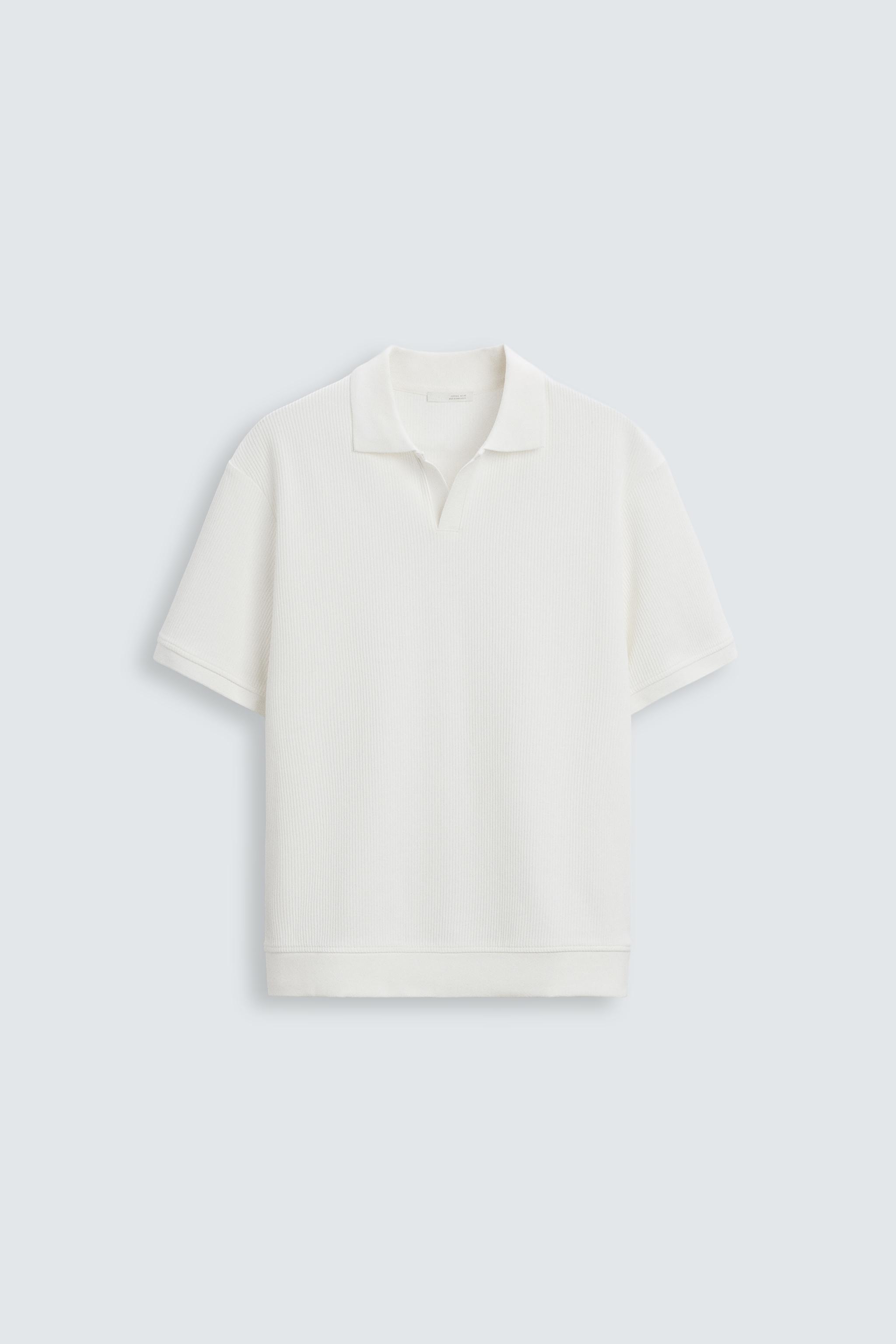 VERTICAL TEXTURED POLO