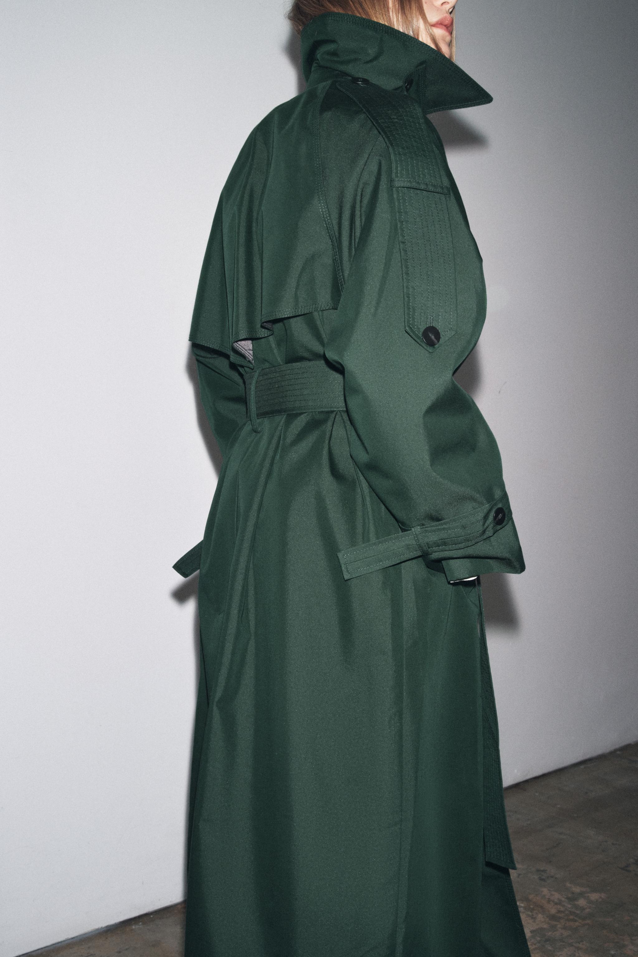 OVERSIZED WATER REPELLENT TRENCH COAT ZW COLLECTION