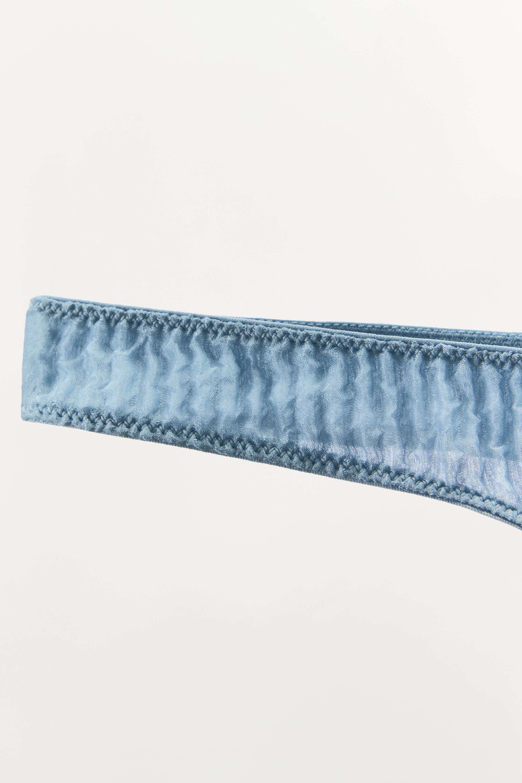 100% SILK WRINKLED EFFECT THONG LIMITED EDITION