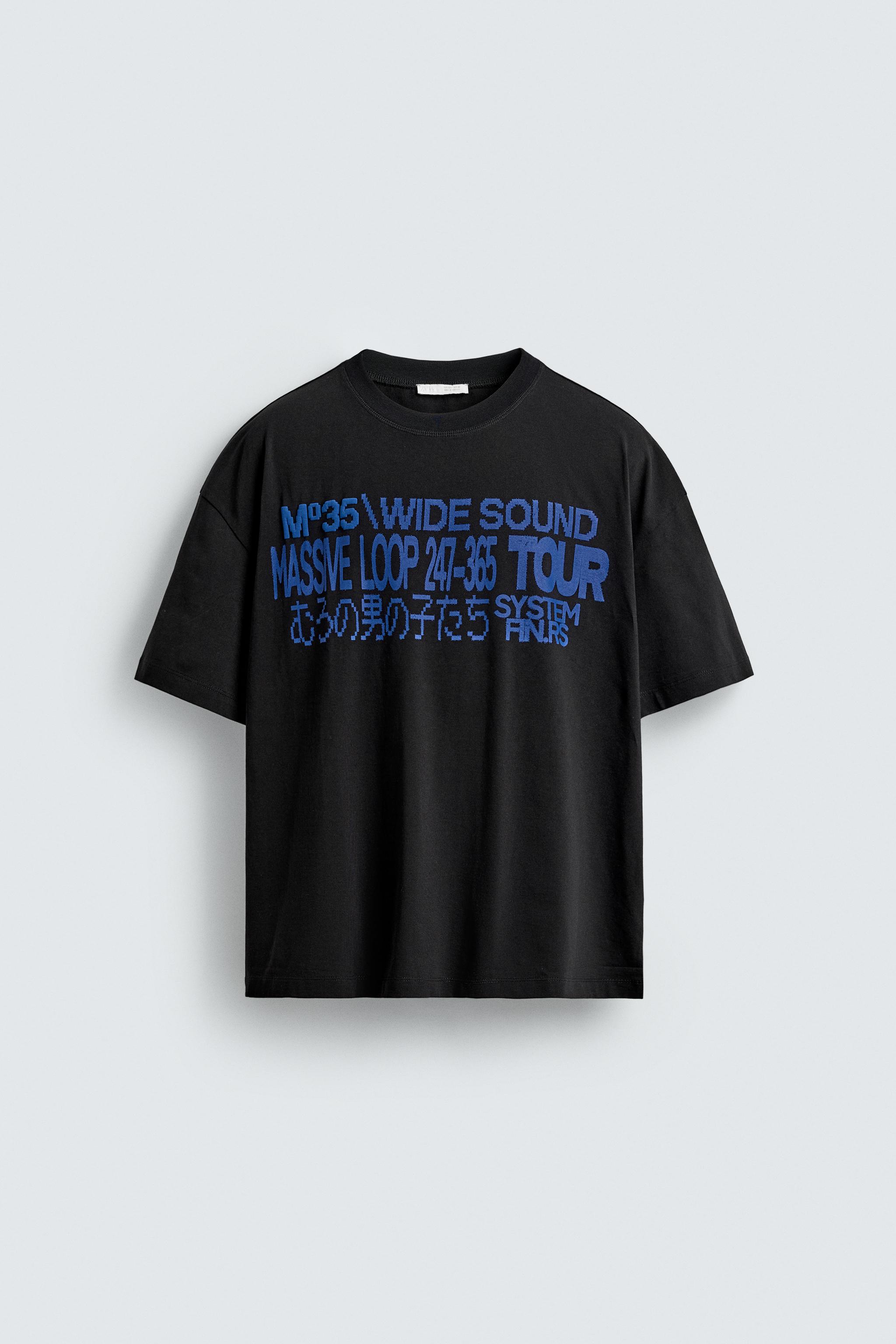 GRAPHIC TEXT T-SHIRT