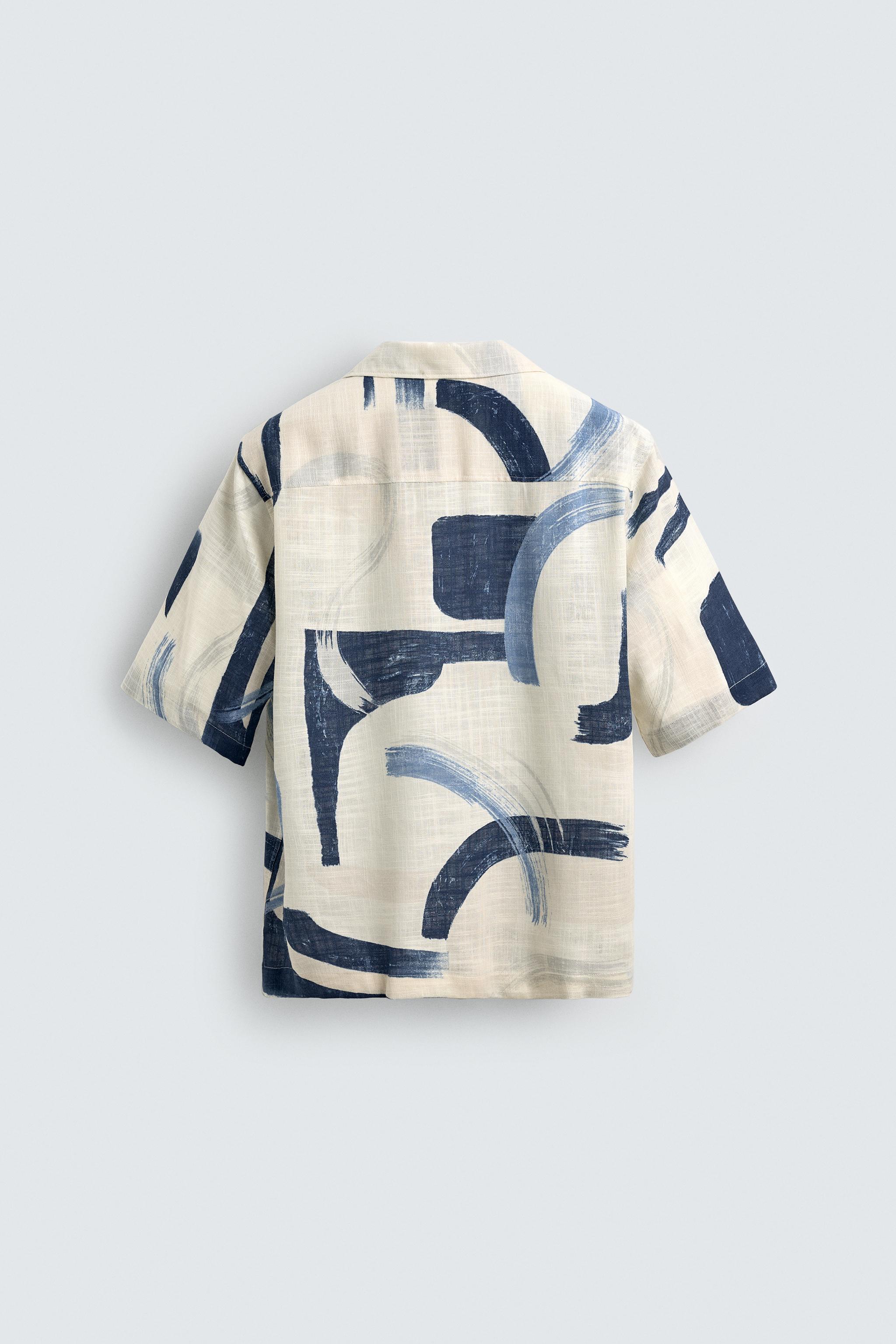 ABSTRACT PRINT SHIRT