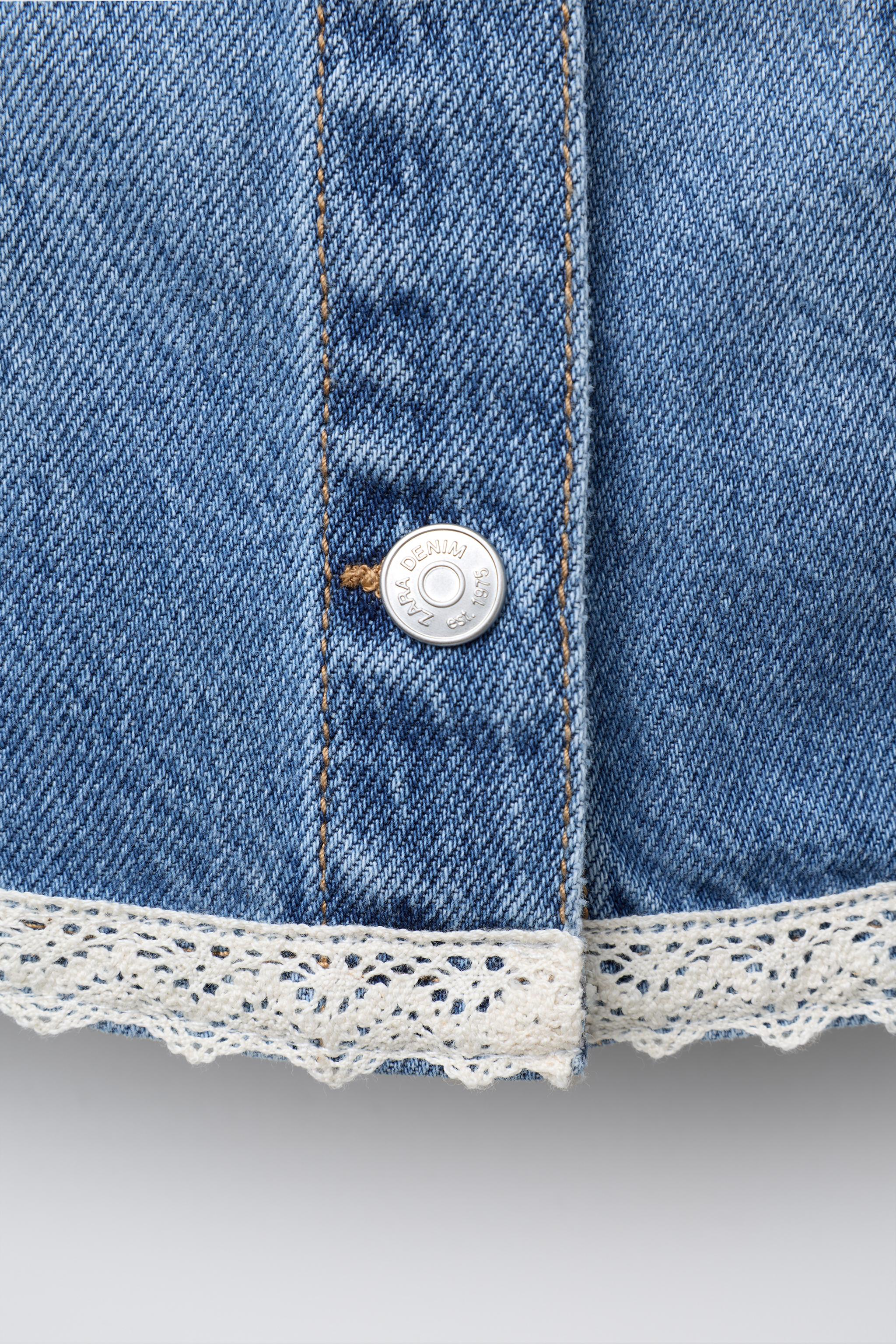 LACE DENIM JACKET